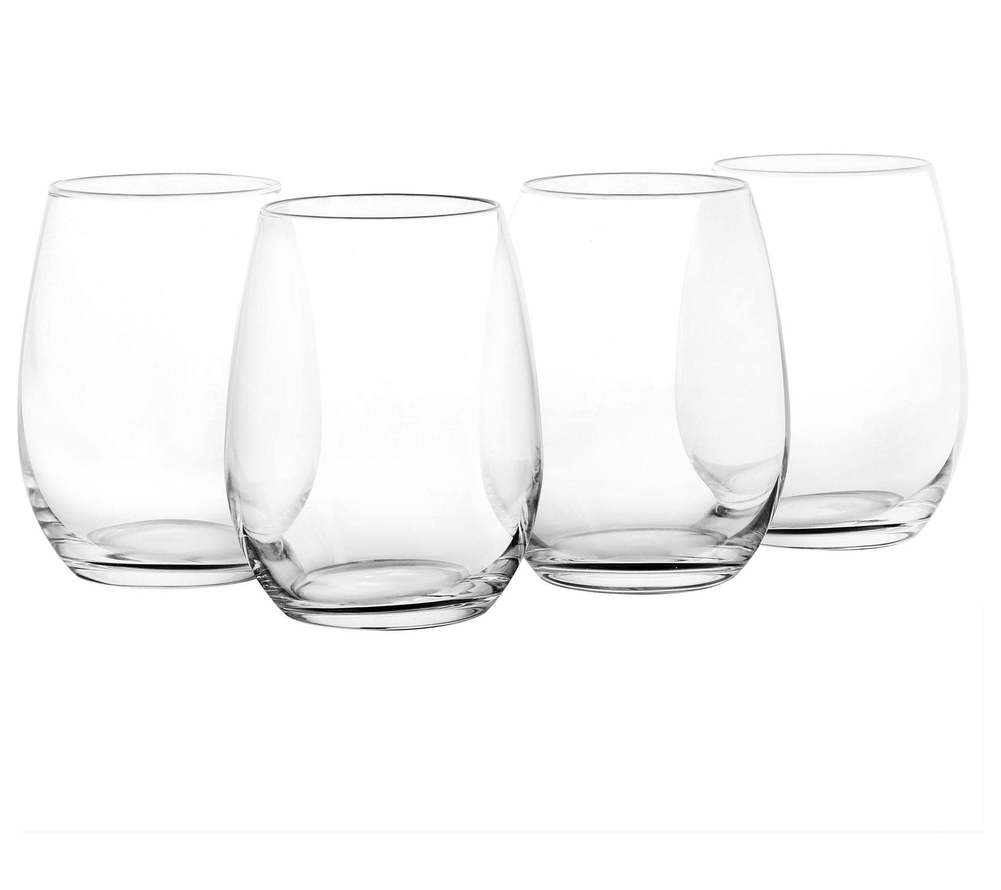 Mikasa Gianna 19 oz. Stemless Wine Glasses, Set of 4