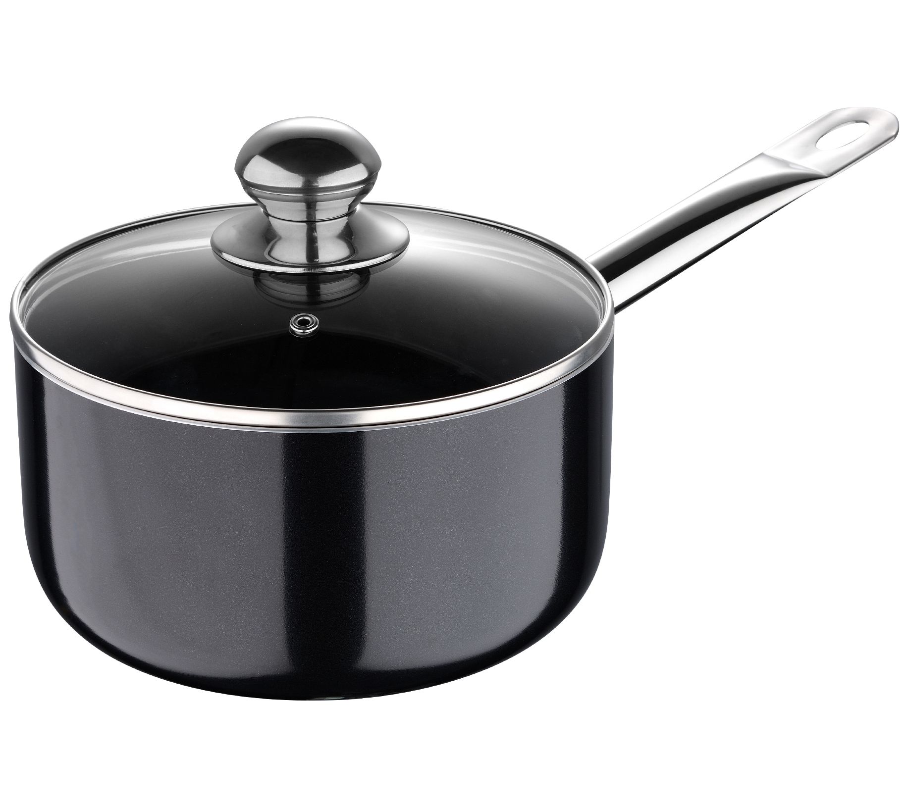 CookCraft 1.5 QT Sauce Pan with Glass Latch Lid –