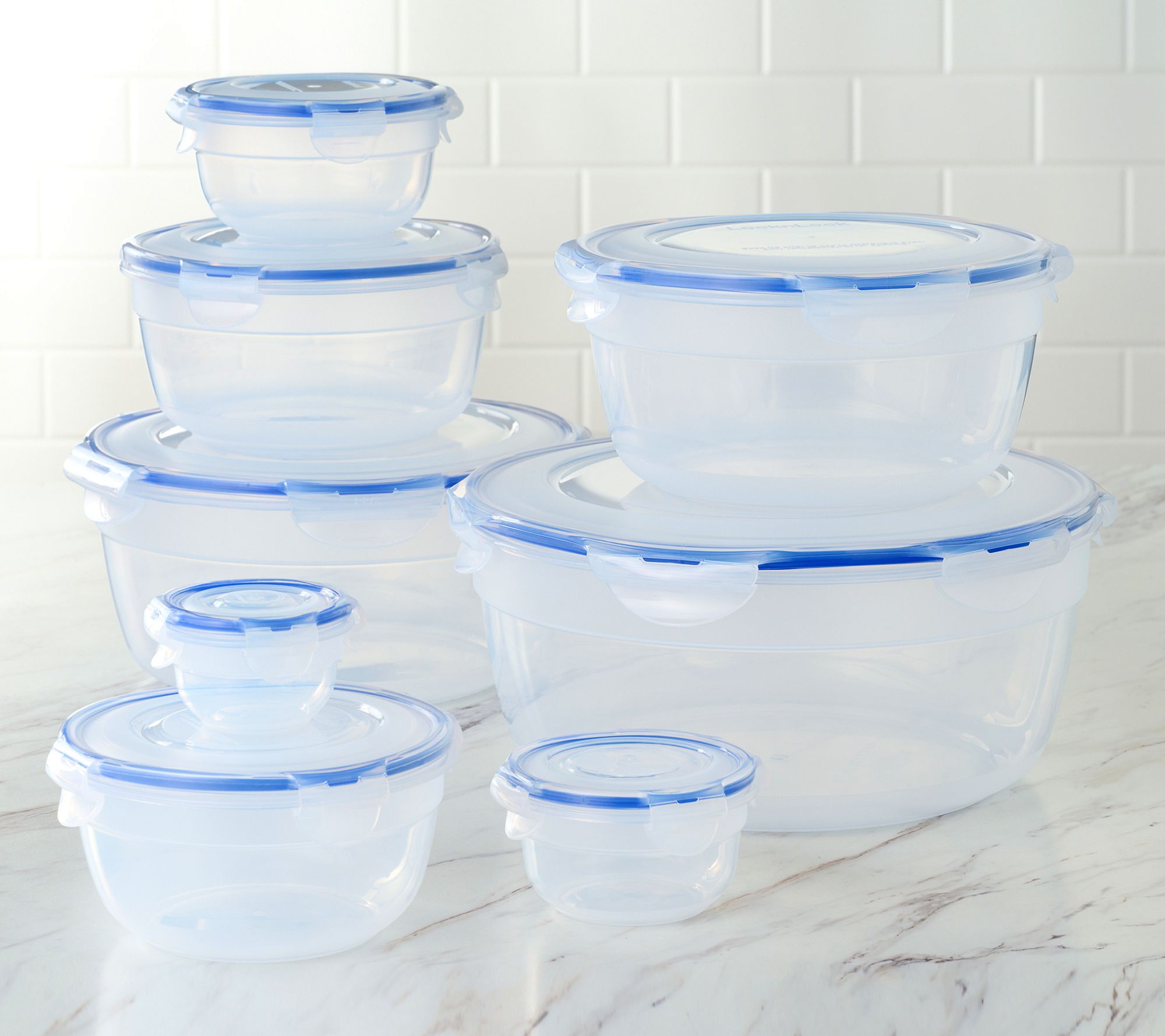 PrepSealer 5-Pc PrepCube Food Storage Containers w/ Silicone Lids on QVC 