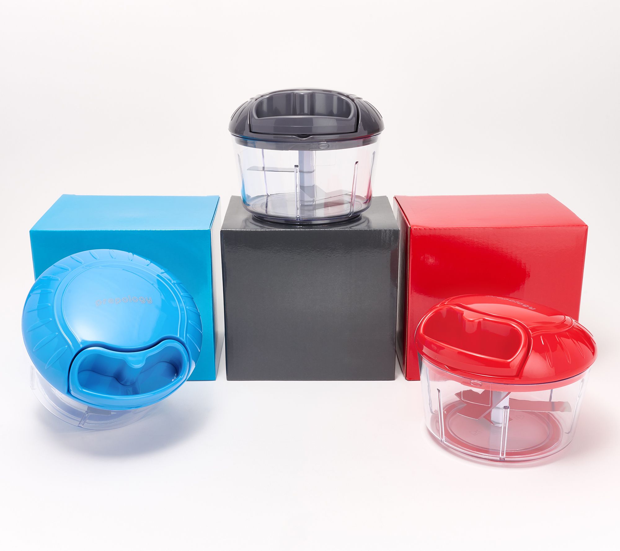 Prepology Rechargeable Mini Chopper w/ Extra Cups & Storage Lids NEW