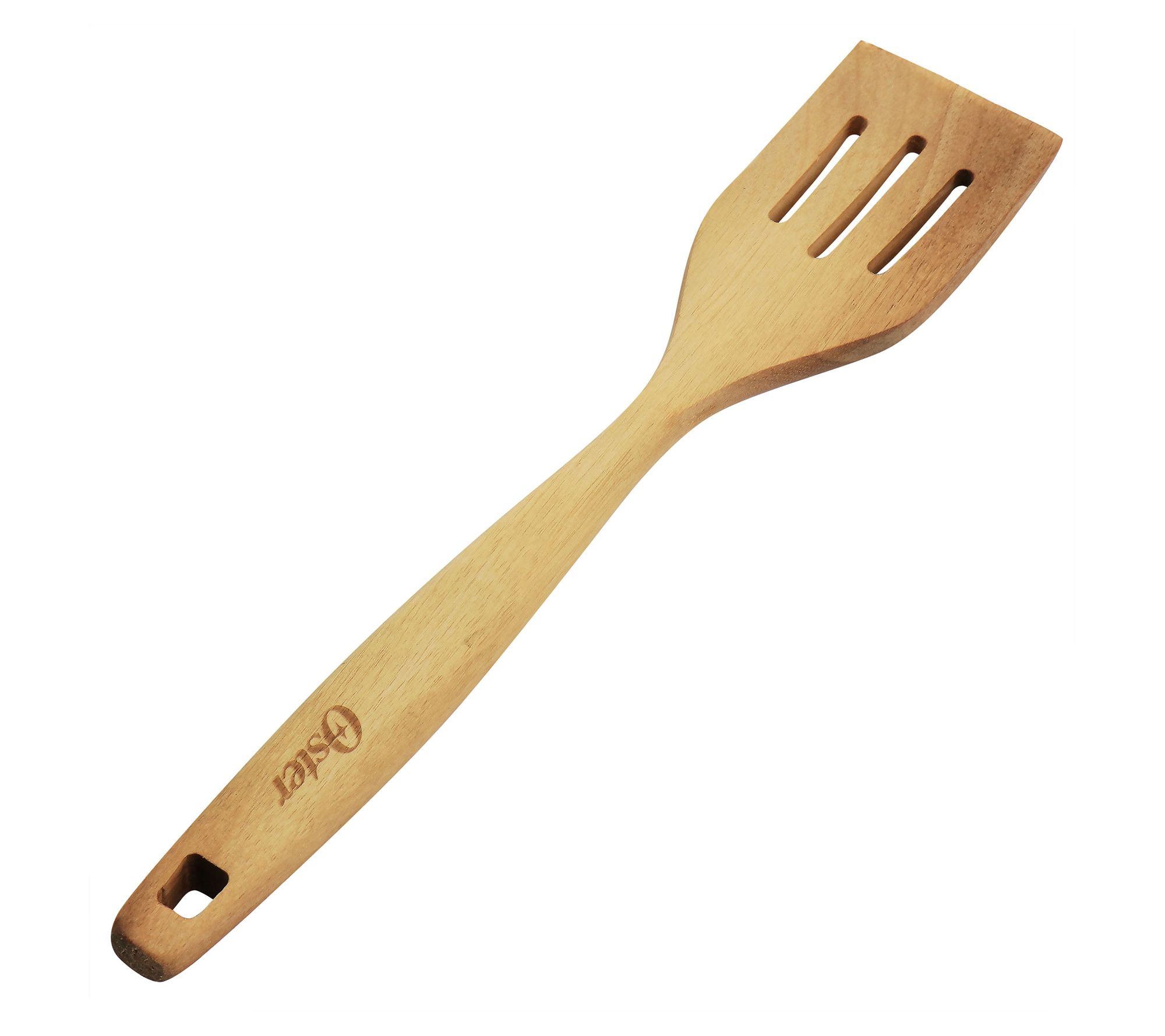 As Is Mad Hungry 4-Pc Acacia Wood Spurtles Silicone Handle 