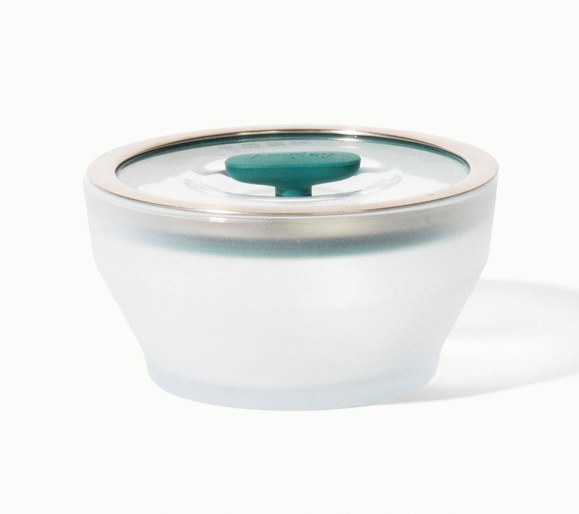 Anyday 4-Cup Frosted Glass Deep Dish