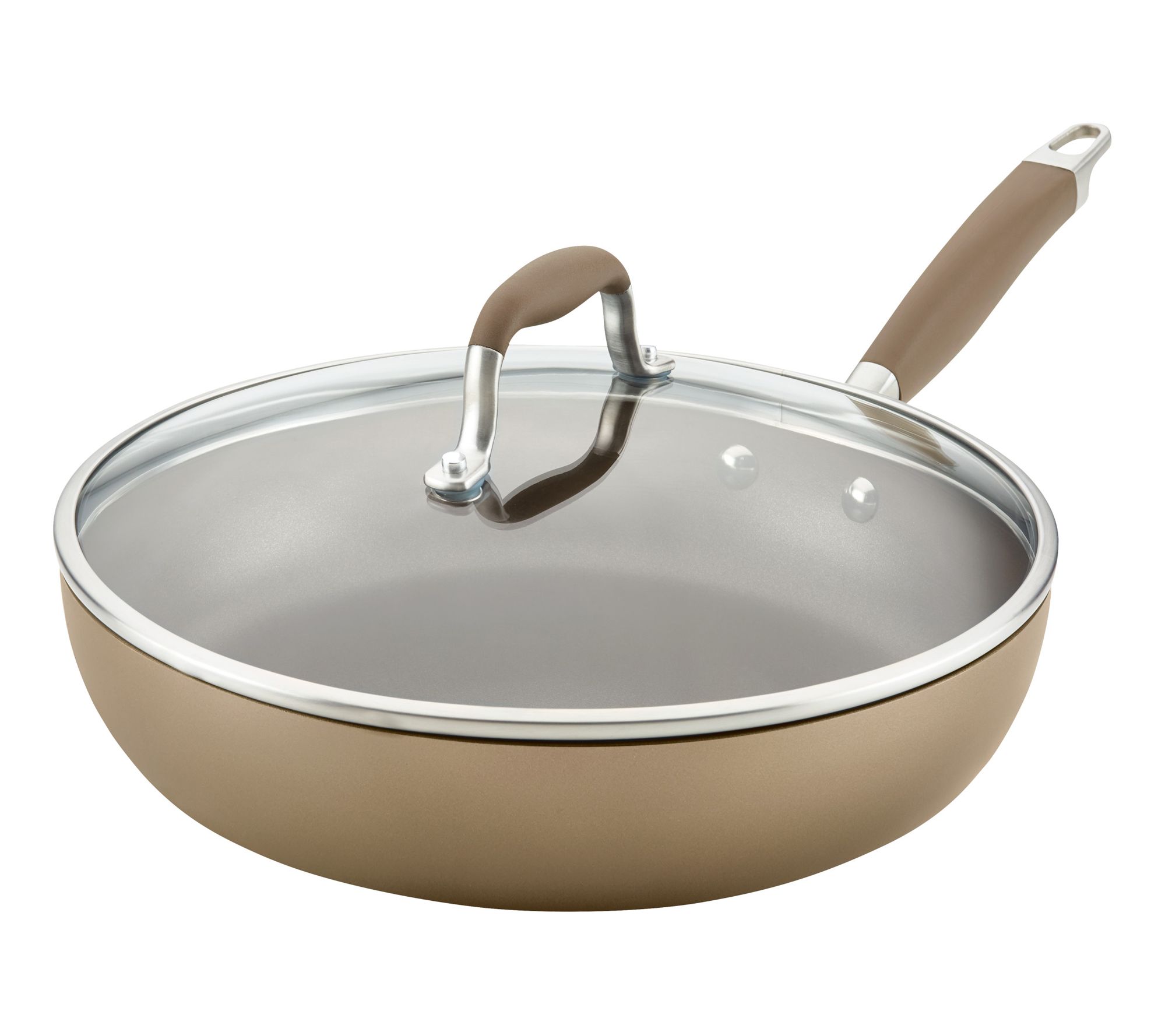 Anolon Advanced Home Hard-Anodized Deep FryingPan, 12in