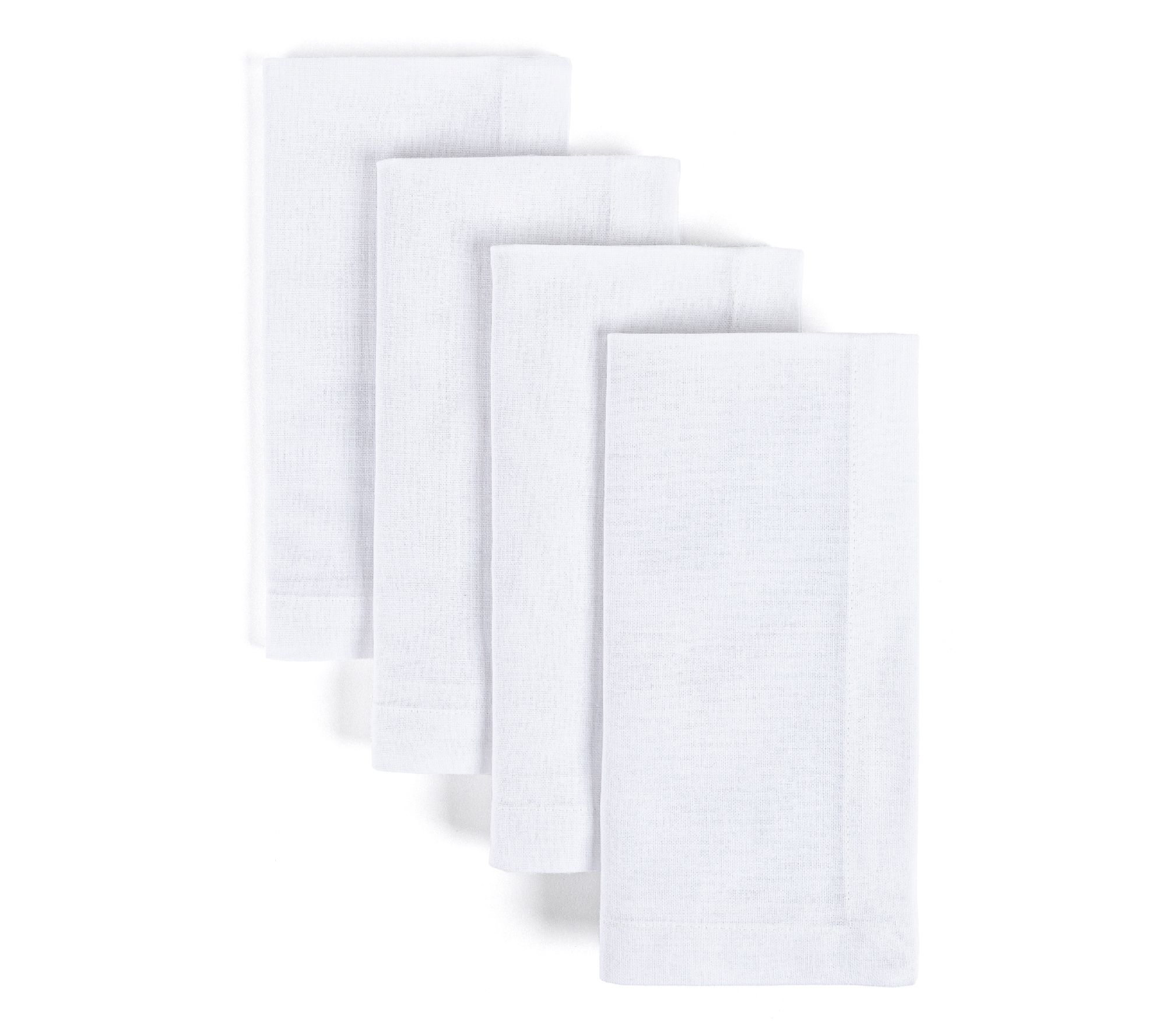 over&back Woven Chambray Cotton Cloth Napkins,Set of 4