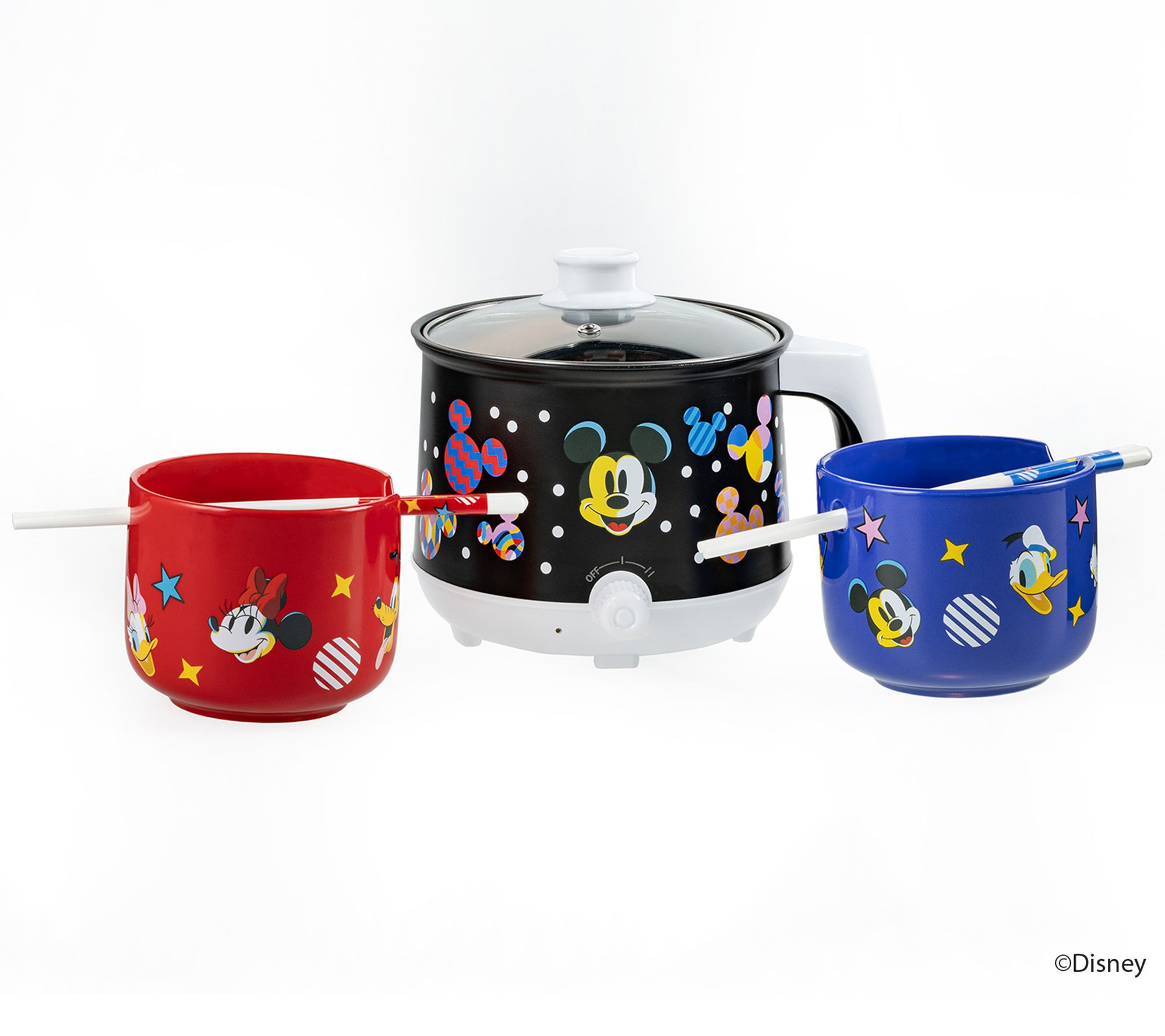 Uncanny Brands Disney Mickey 16-oz. Hot Pot w/Accessories