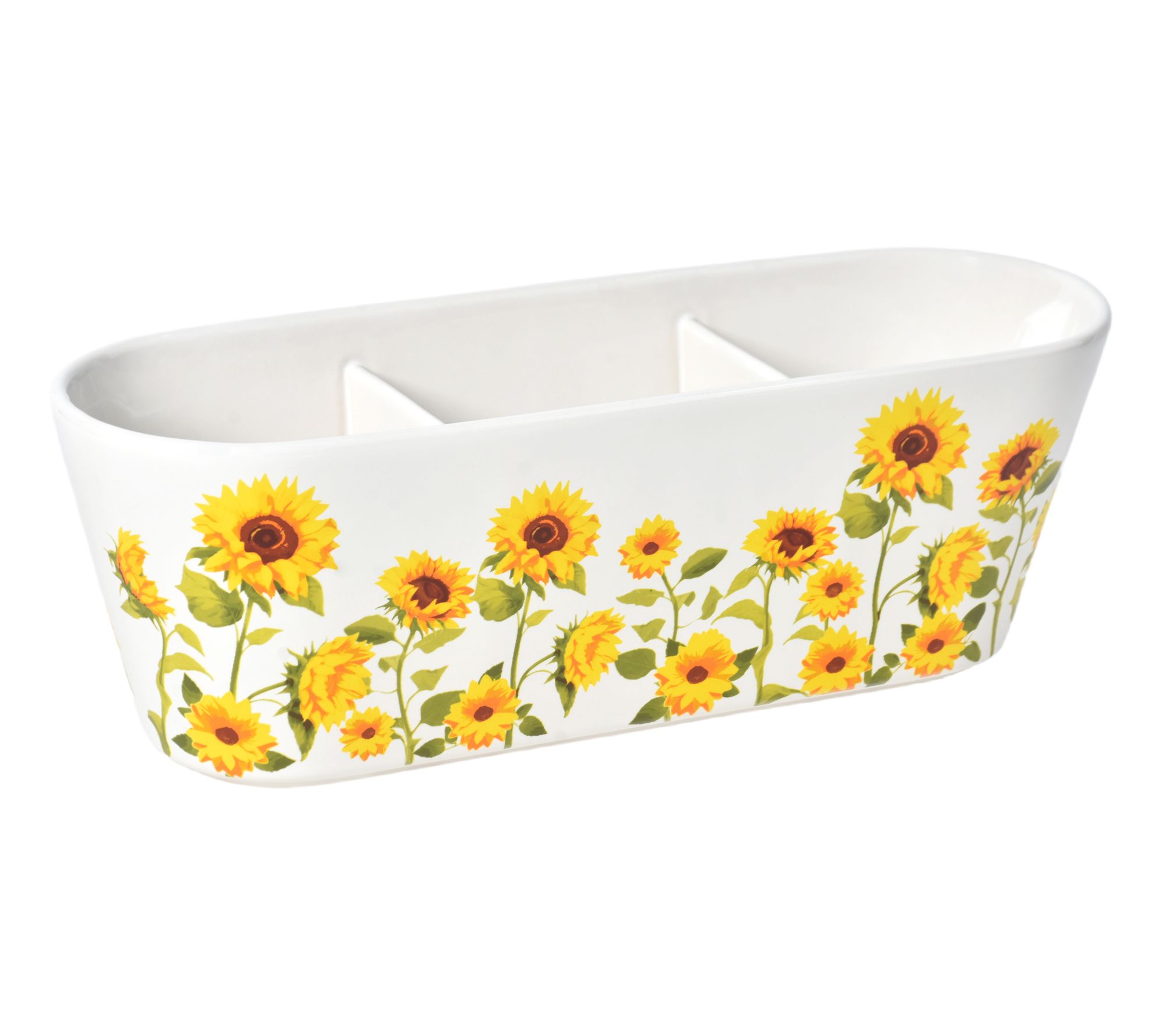 Temp-tations Harvest 3-Section Utensil Holder