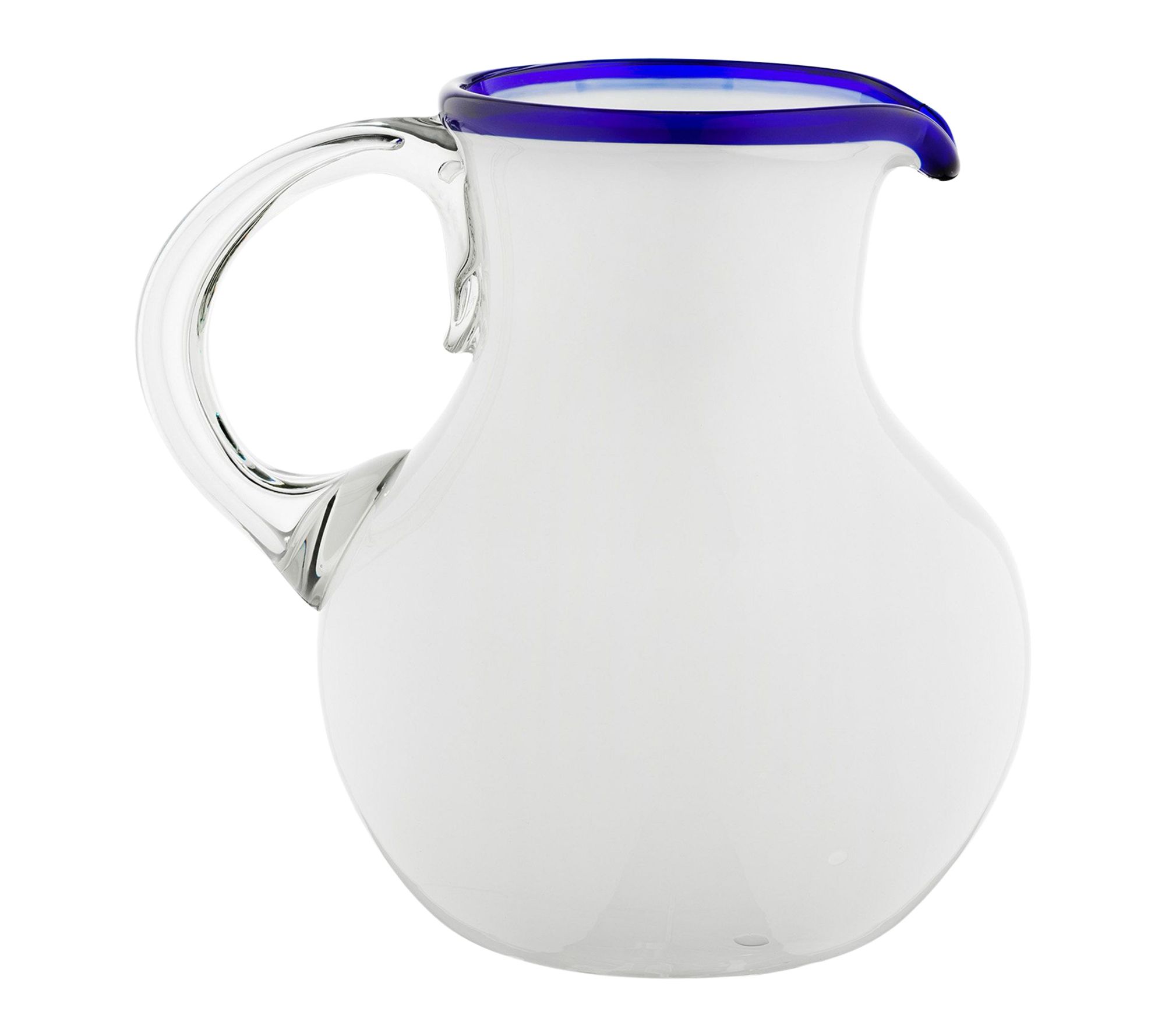 10 Strawberry Street Leon Mexican Glassware Pitcher