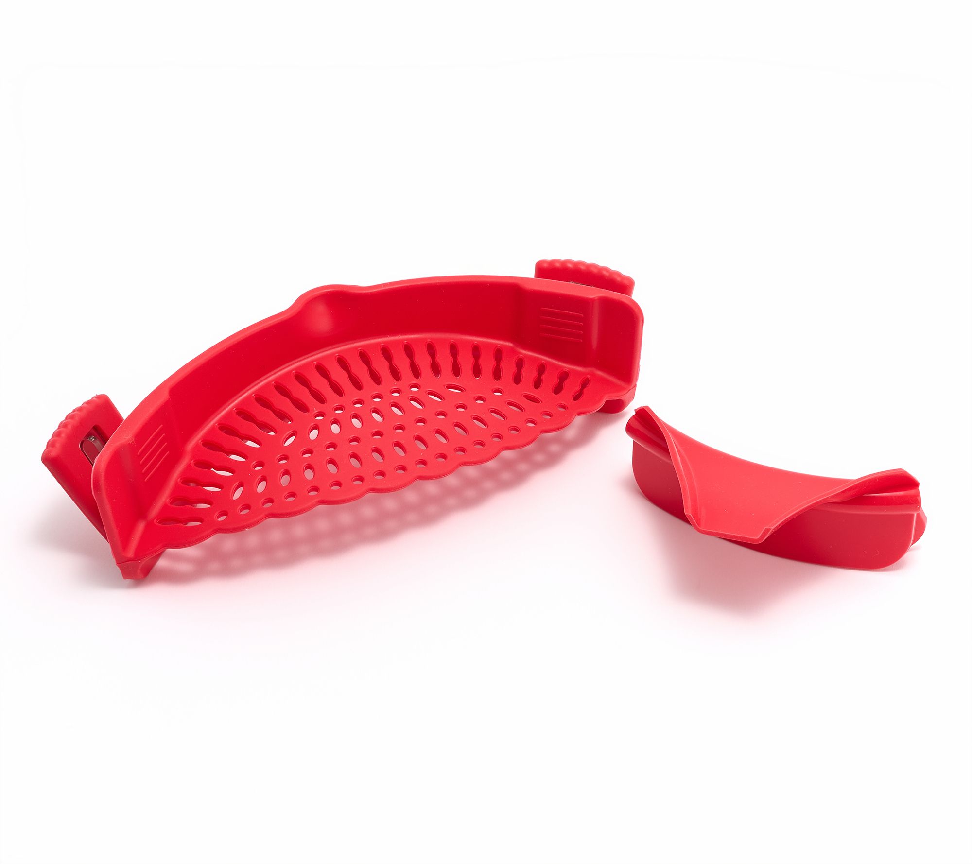 "As Is" Prepology 2-Piece Clip-On Strainer and Pourer Set