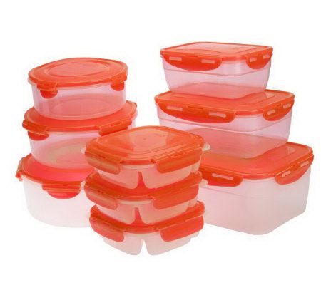 Lock & Lock 9-Piece Nestable Storage Set w/ Divider Plates - QVC.com