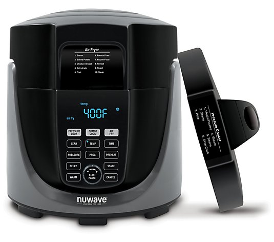NuWave 33801 Duet Pressure Cooker Combo/Air Fryer Combo