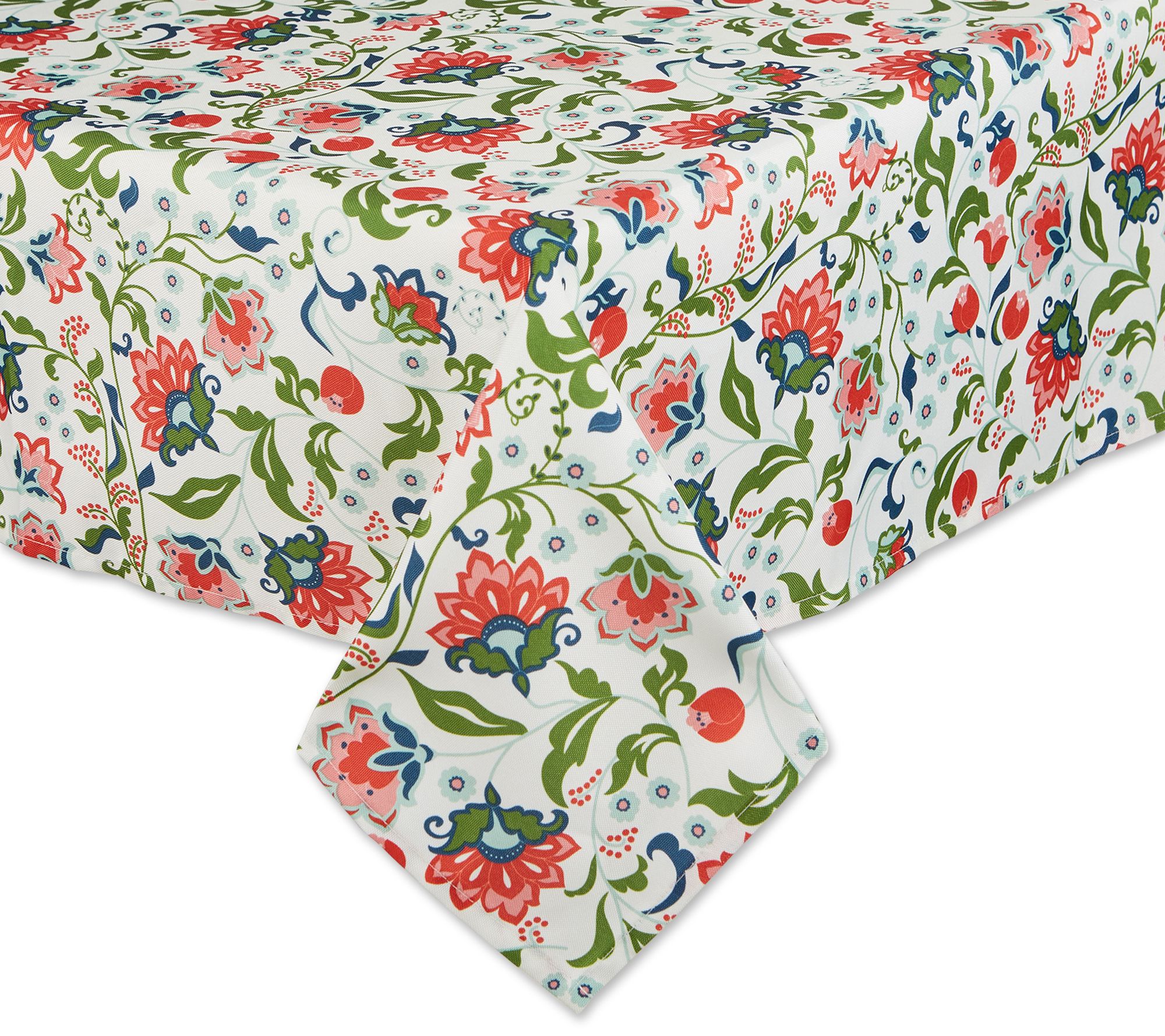 Design Imports 60" x 120" Garden Floral Outdoor Tablecloth
