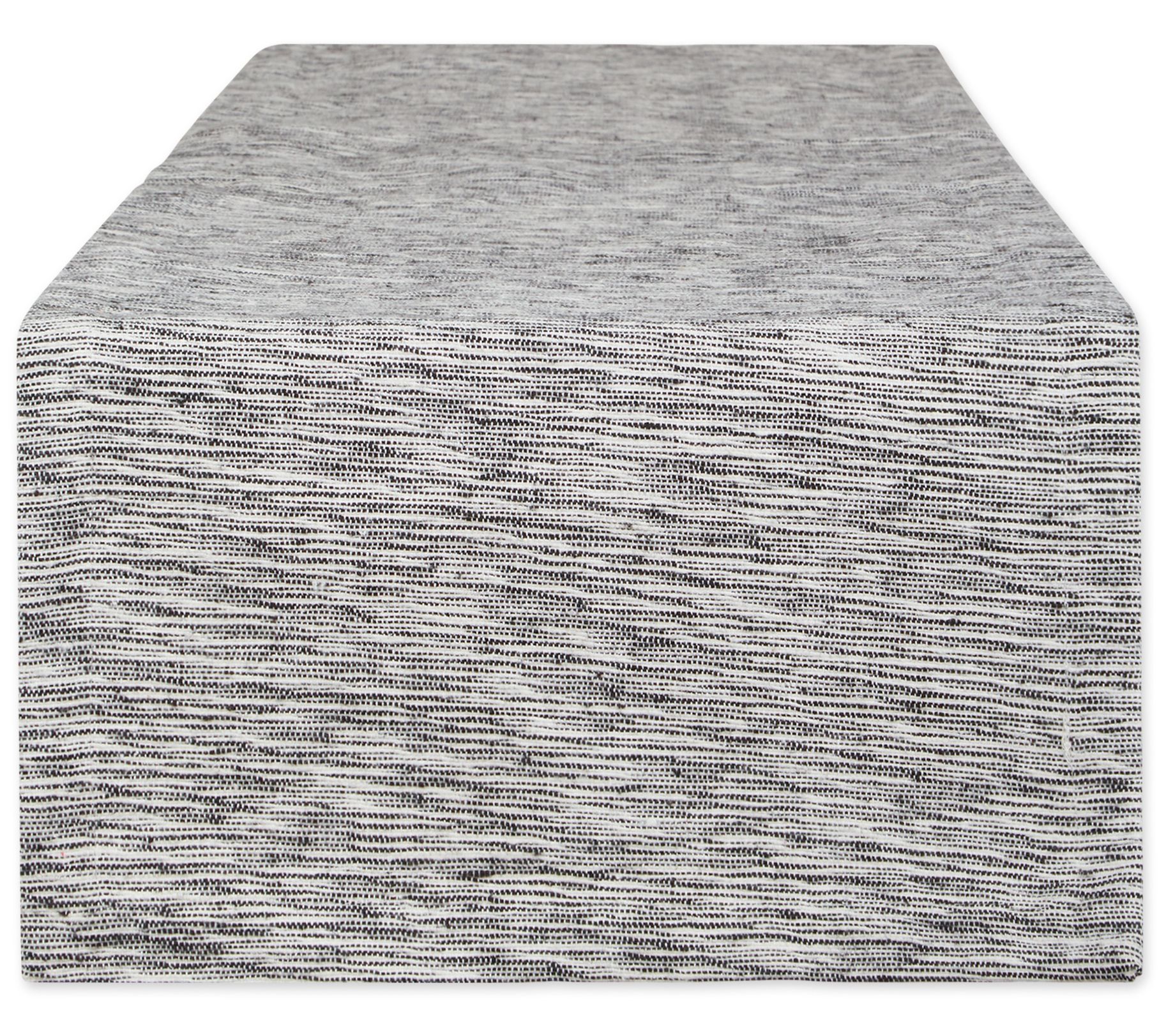 Design Imports 14x108" Recycled Cotton Slubby Rib Table Runner