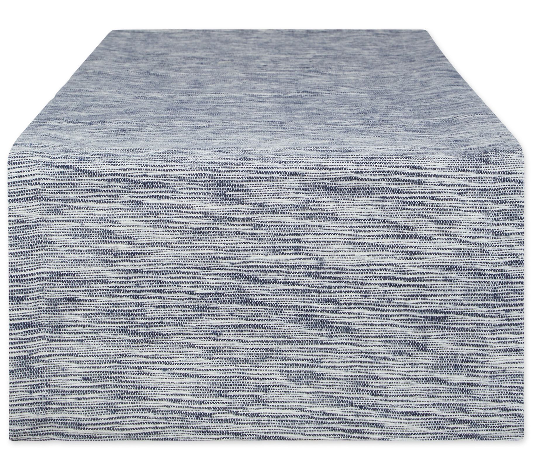 Design Imports 14x108" Recycled Cotton Slubby Rib Table Runner