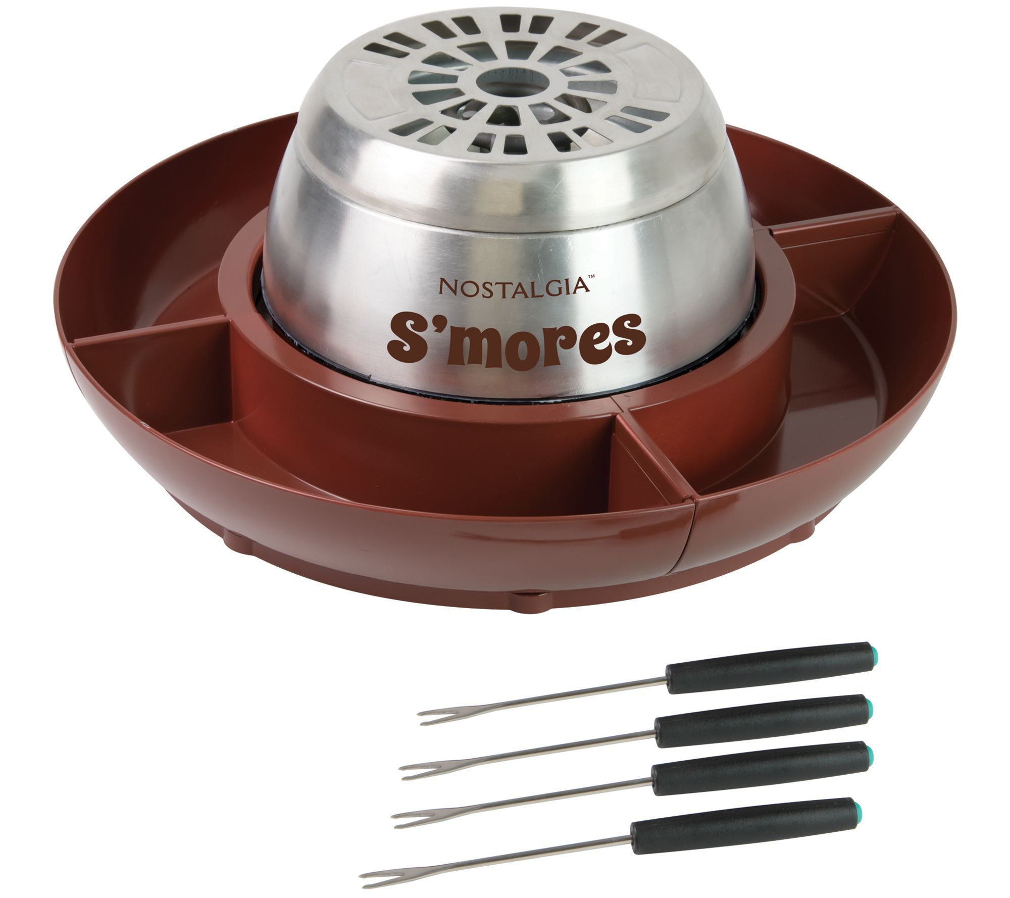 Nostalgia Indoor Stainless Steel Electric S'mor  es Maker