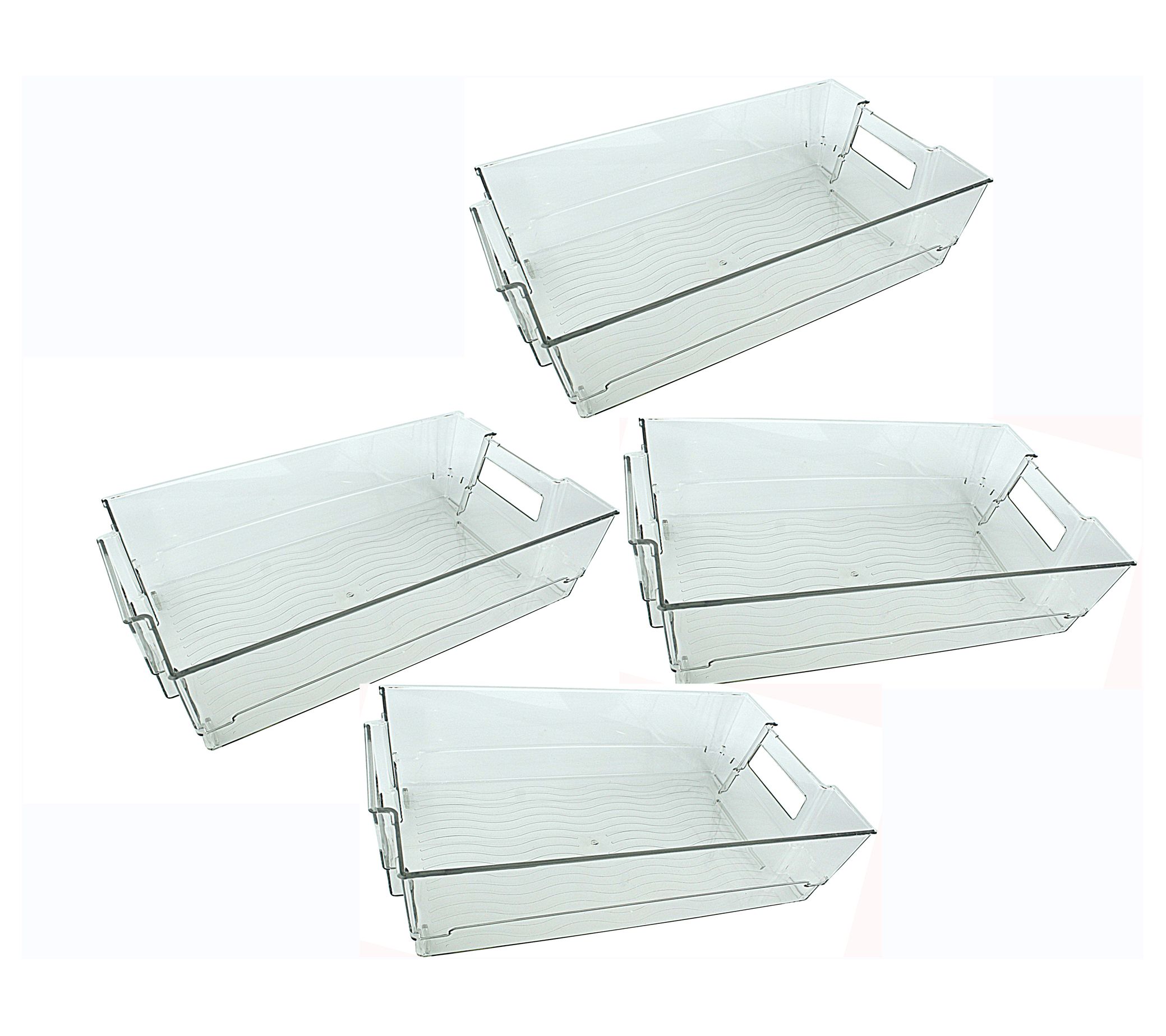 Kinetic 4-Pack Storage and Organizer Bins