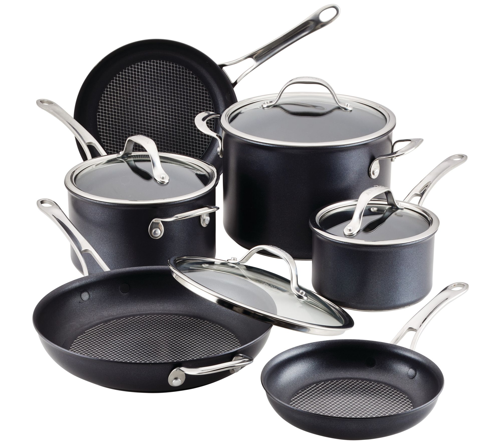 Anolon Accolade Hard-Anodized 12pc Nonstick Induction Set 