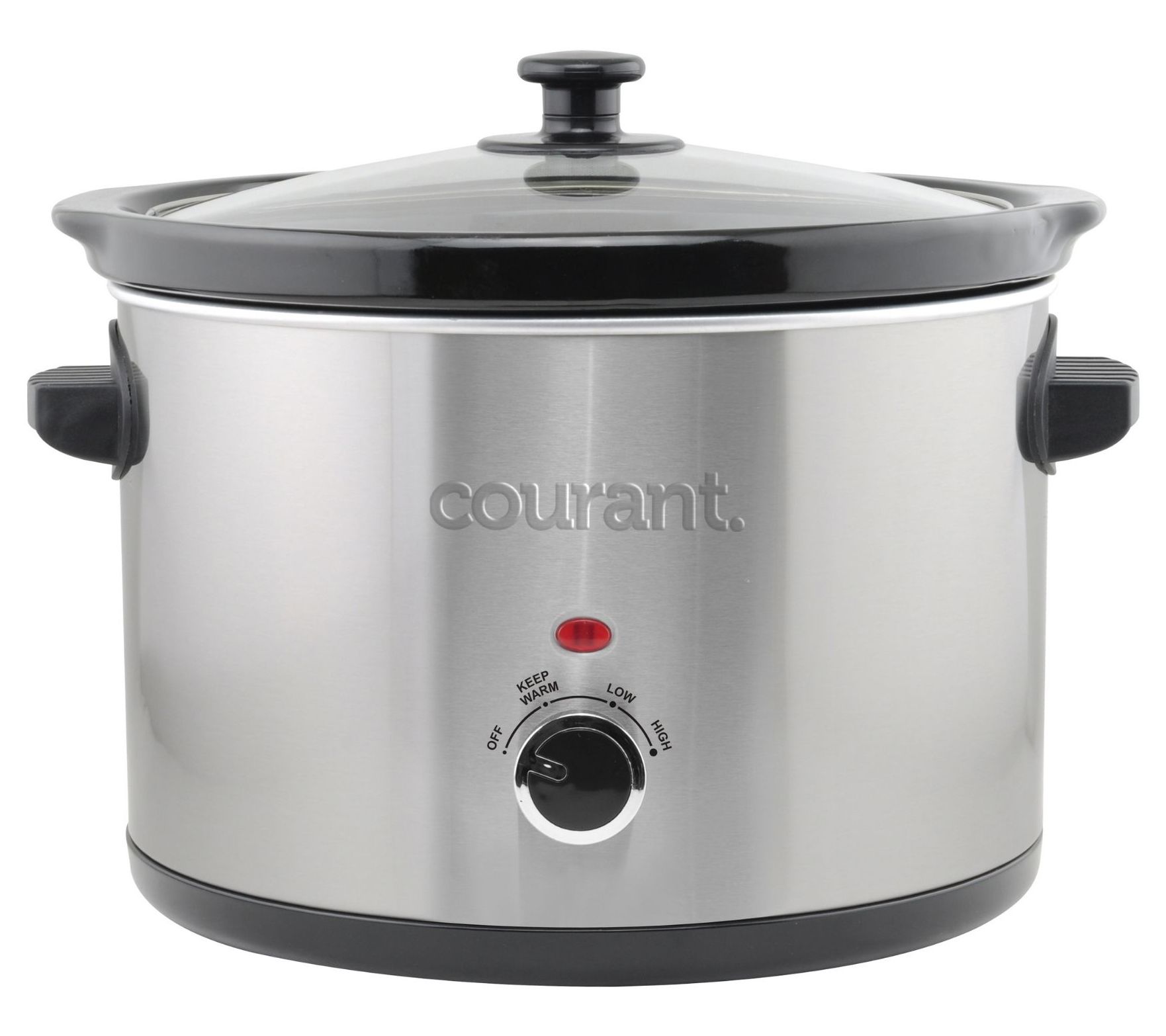 Courant 2.5-Quart Black Round Slow Cooker in the Slow Cookers department at