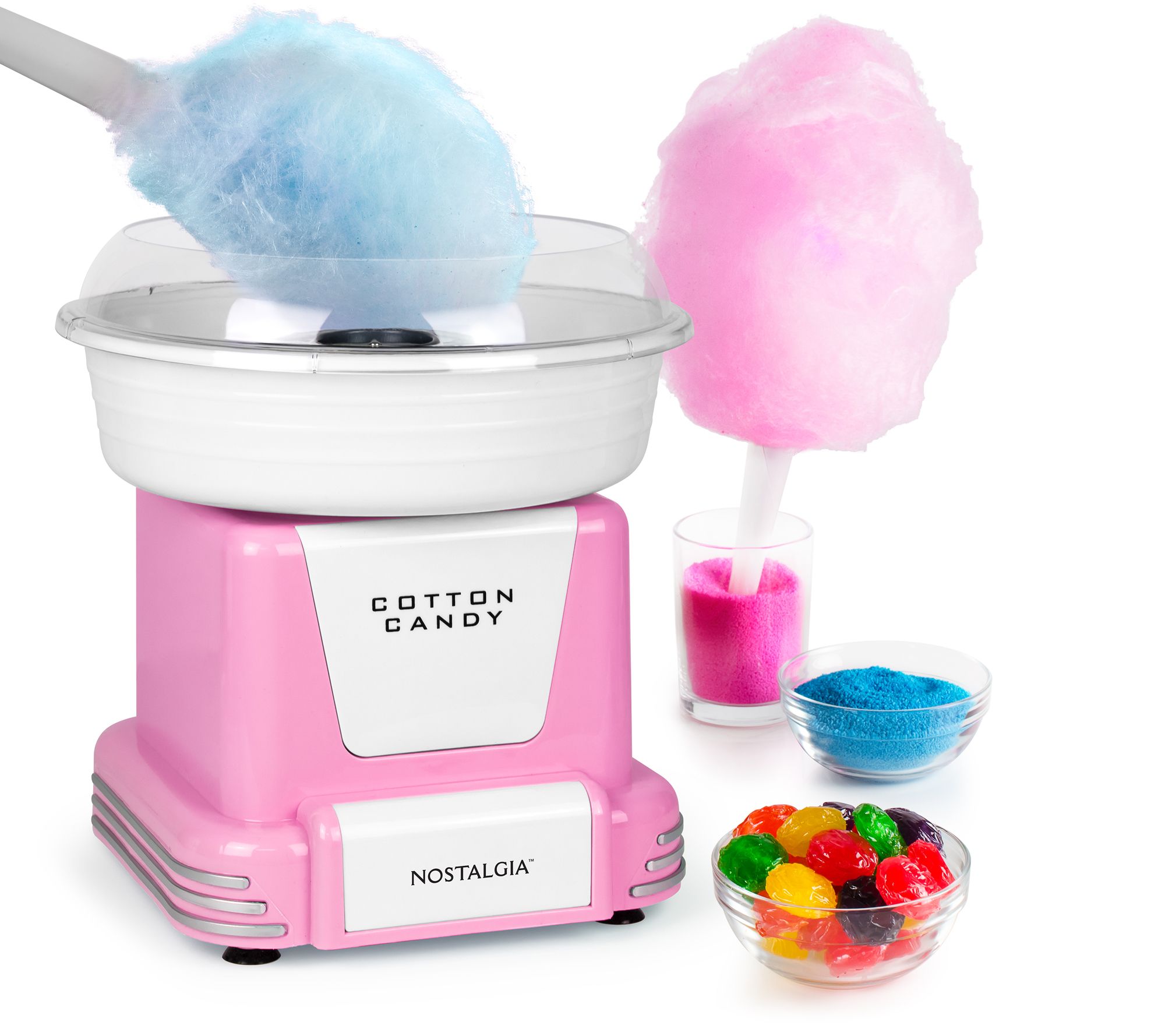 Nostalgia Hard & Sugar-Free Candy Cotton CandyMaker - QVC.com