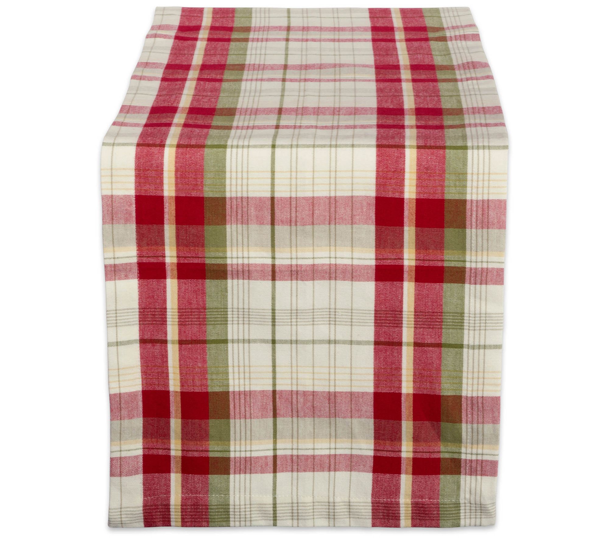Design Imports Orchard Plaid Table Runner 14x72