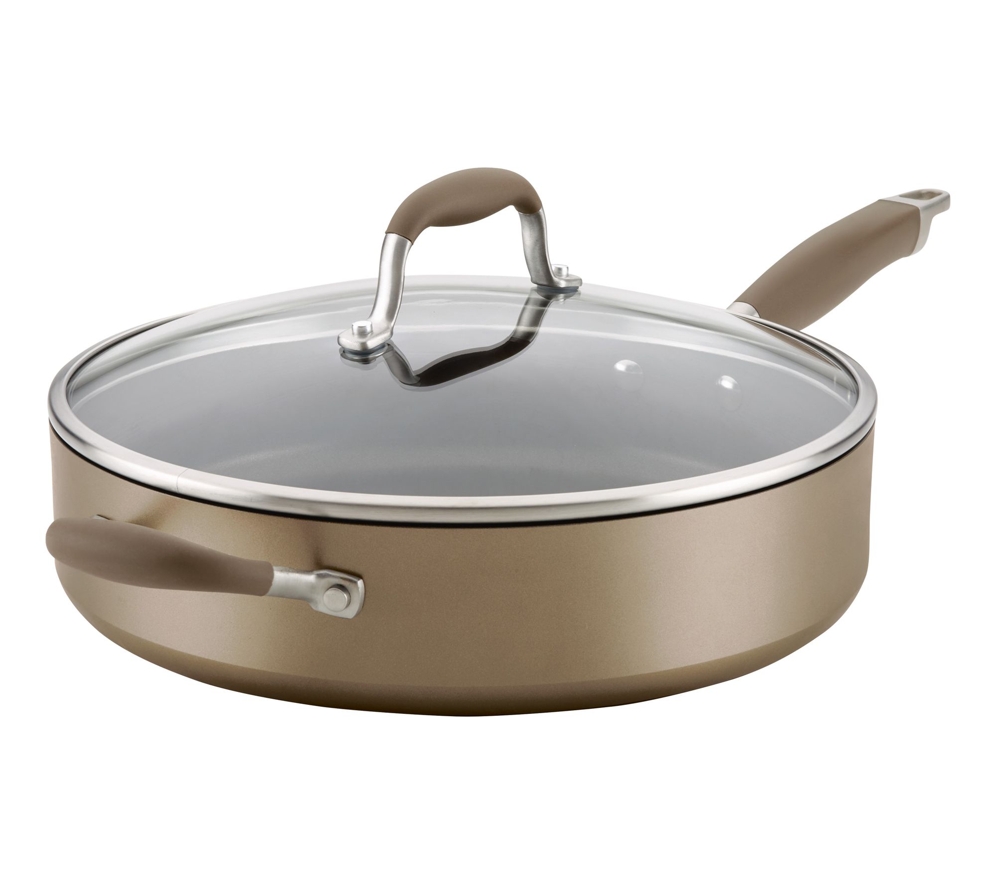 Anolon Advanced Home Hard-Anodized Nonstick Saute Pan, 5qt