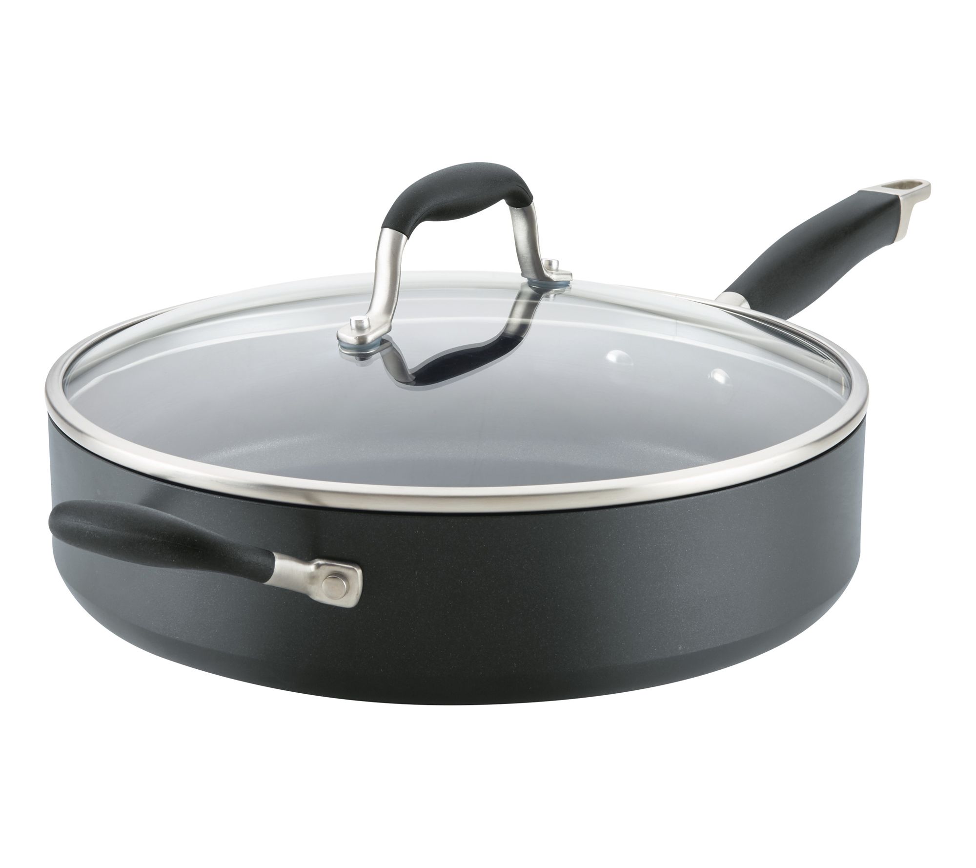 Anolon Advanced Home Hard-Anodized Nonstick Saute Pan, 5qt