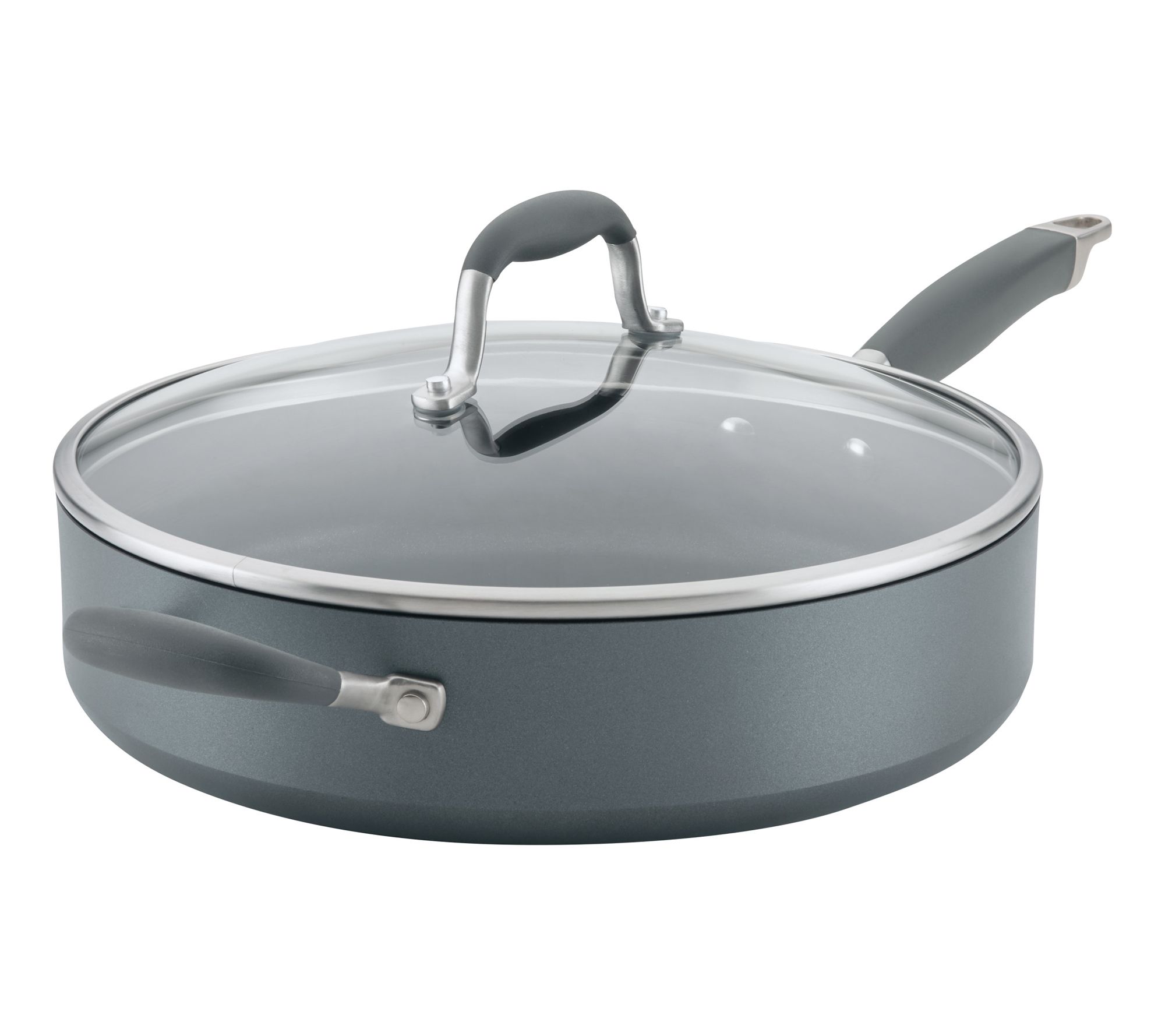 Anolon Advanced Home Hard-Anodized Nonstick Saute Pan, 5qt