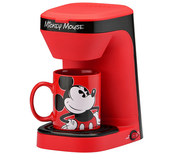 Disney Mickey Mouse 1 Cup Coffee Maker Qvc Com