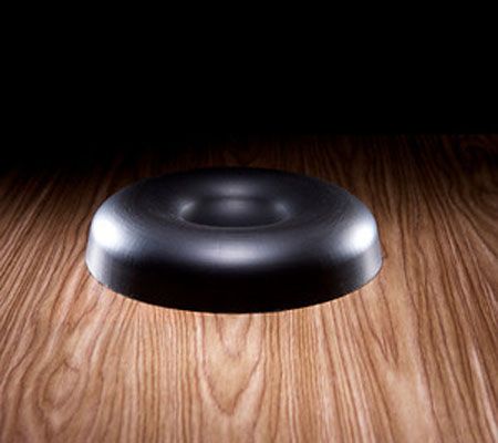 Set of 2 Heel Coaster Table Footrests with Covers