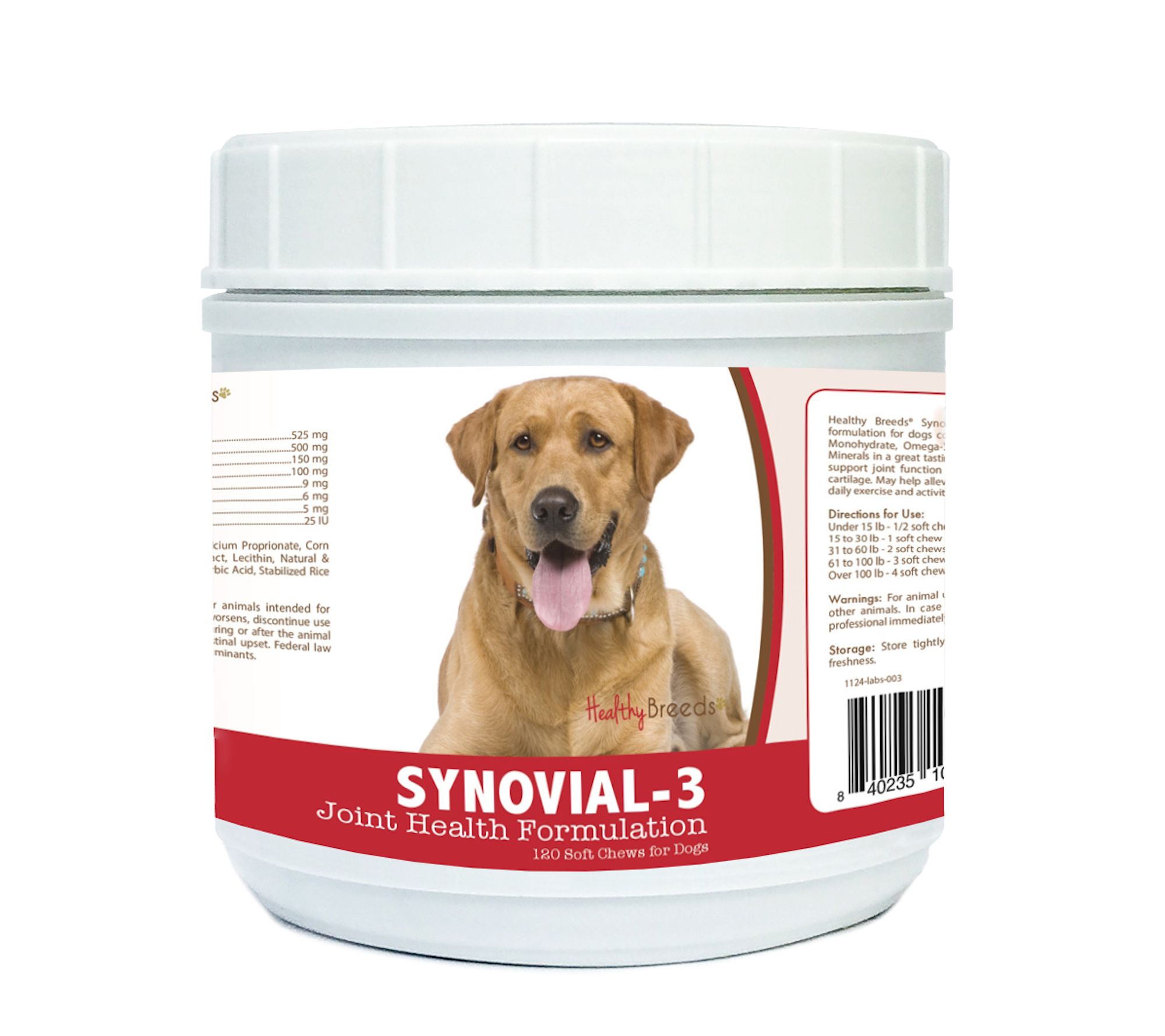 Healthy Breeds Synovial-3 Joint Health Soft Chews - 120 Count