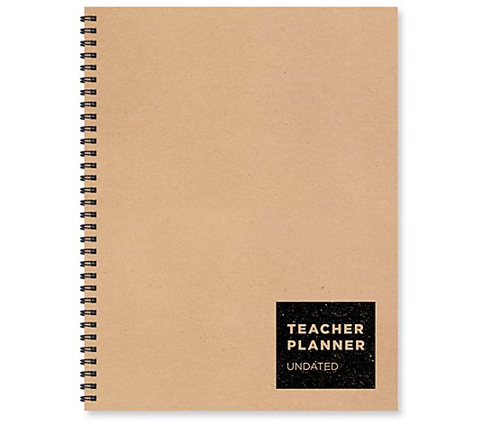 Kraft Undated 9" x 11" Weekly Teacher Planner Lesson Book