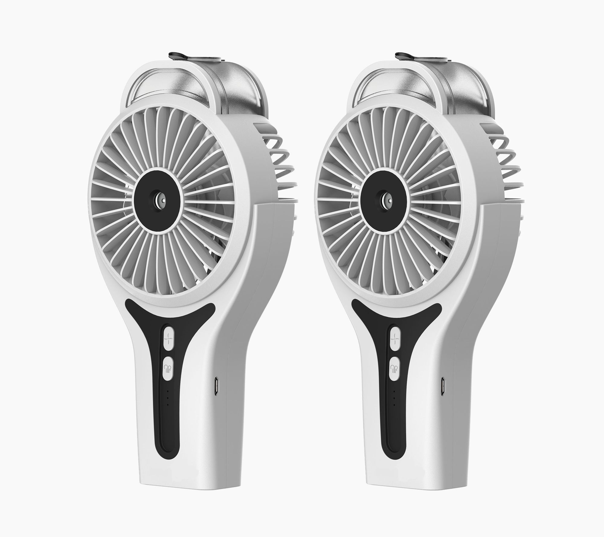 Sunneday S/2 Handheld Rechargeable Cooling Misting Fans