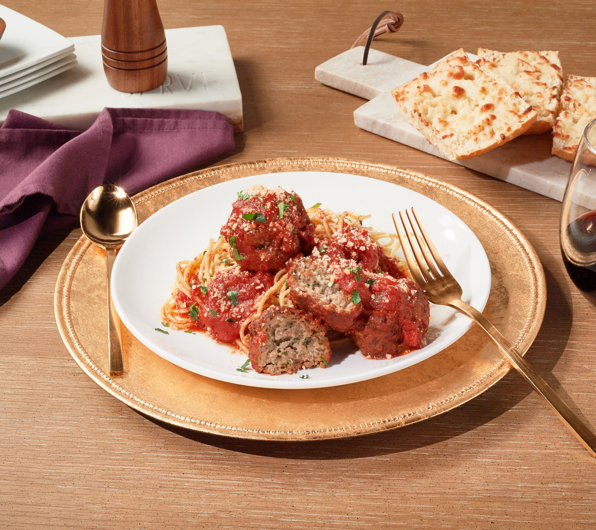 Rastelli (5) 1-lb Beef, Veal, & Pork Meatballs in Sauce