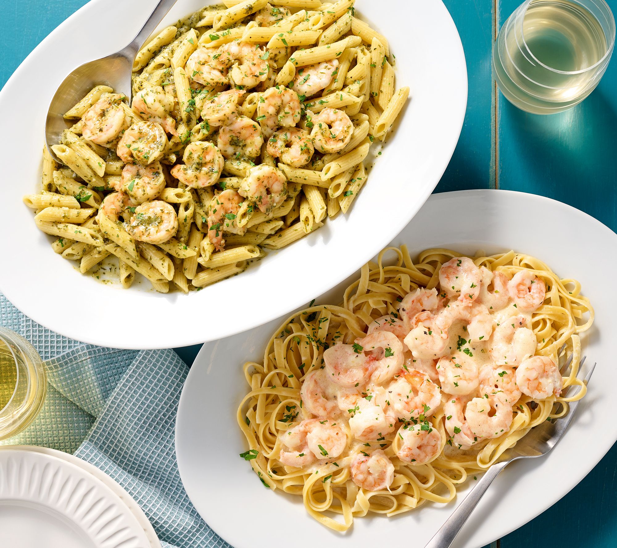 Prime Shrimp (4) 16oz Italian Shrimp Pasta Meals Auto-Delivery