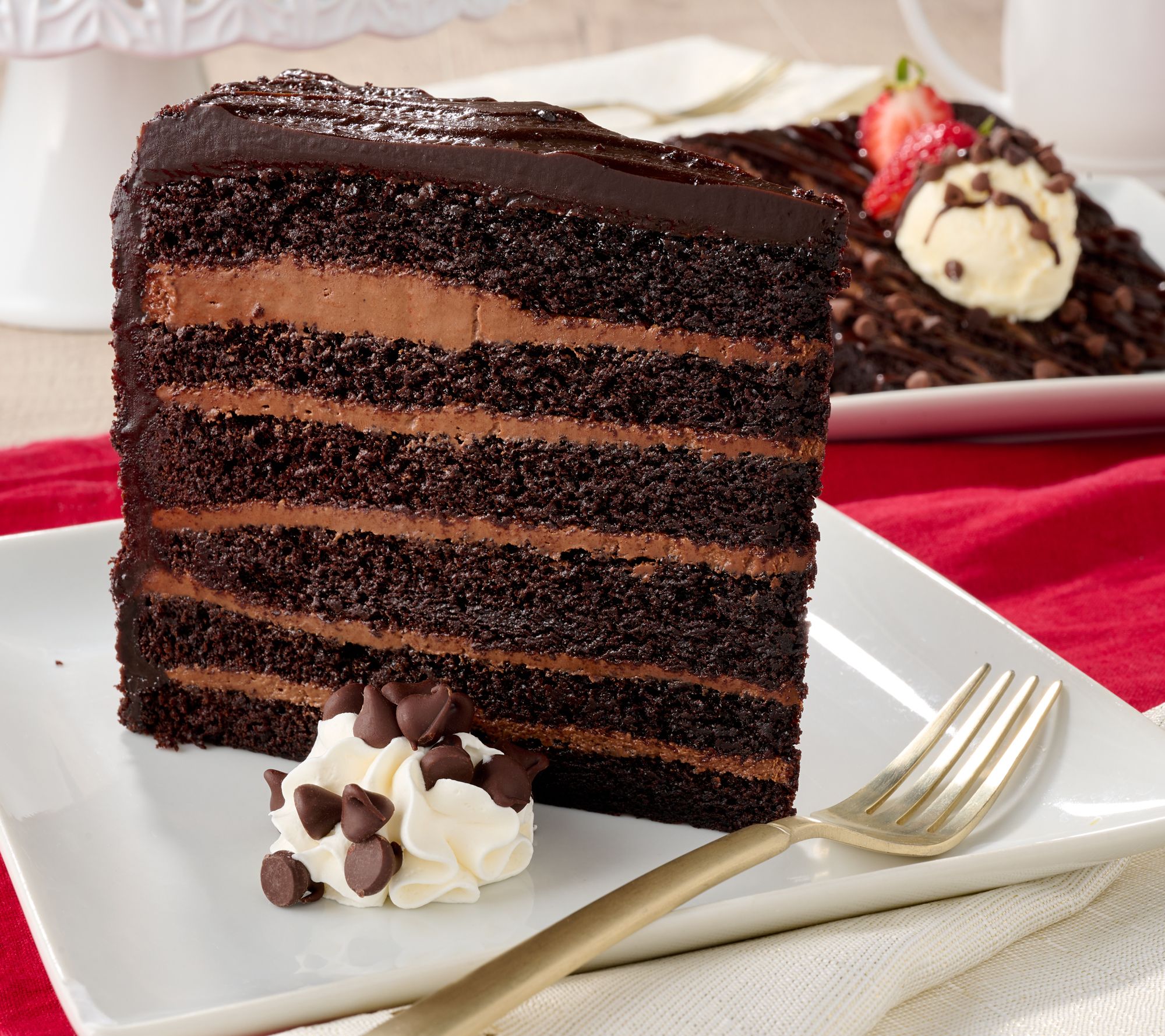 SH11/2 David's Cookies 10" Decadent Holiday Layer Cake