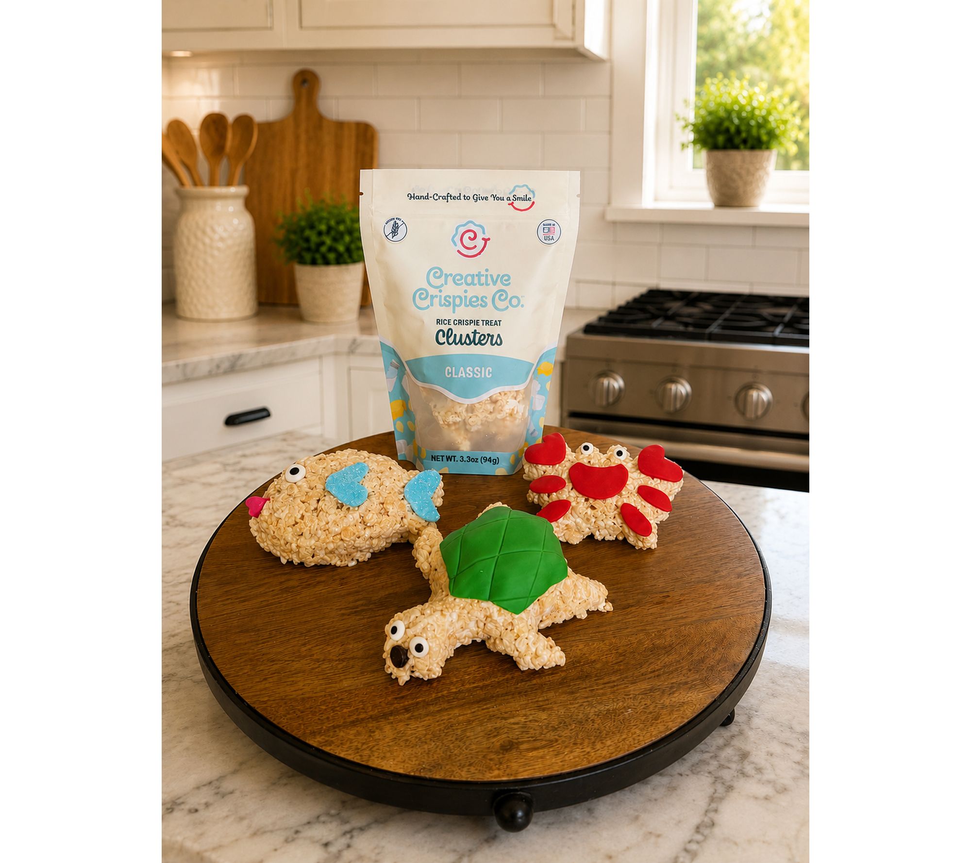 Creative Crispies 4pc Sea Collection Rice Crispie Treats