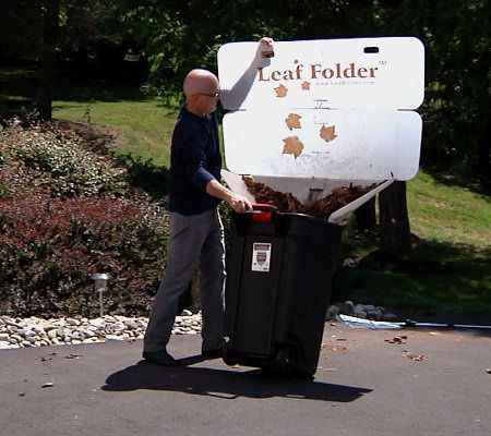 Leaf Folder Multi-Purpose Collapsible Leaf Collector - QVC.com