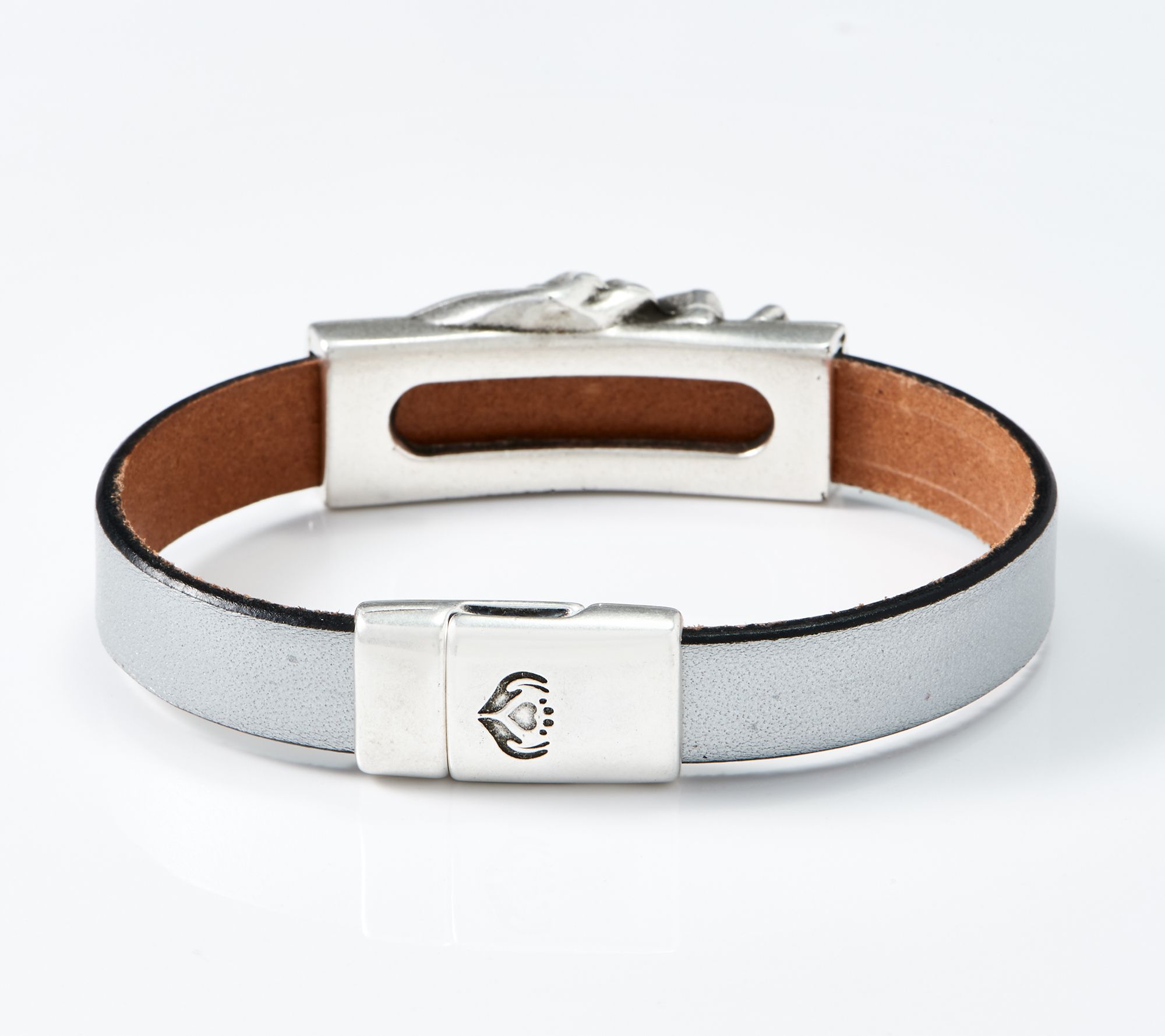 Hand & Paw Project Flat Leather Bracelet