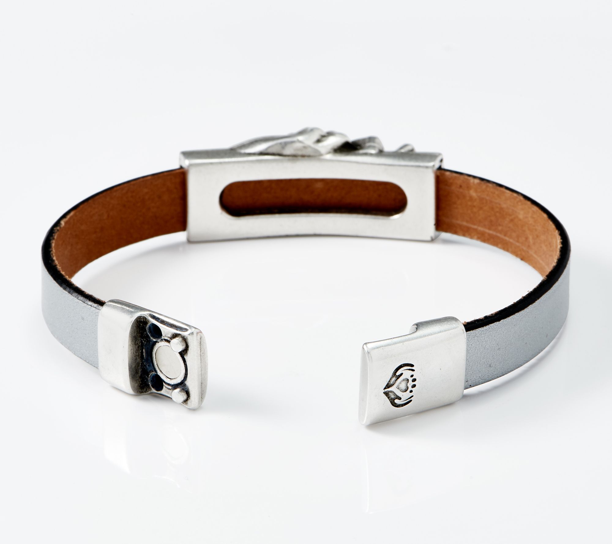 Hand & Paw Project Flat Leather Bracelet