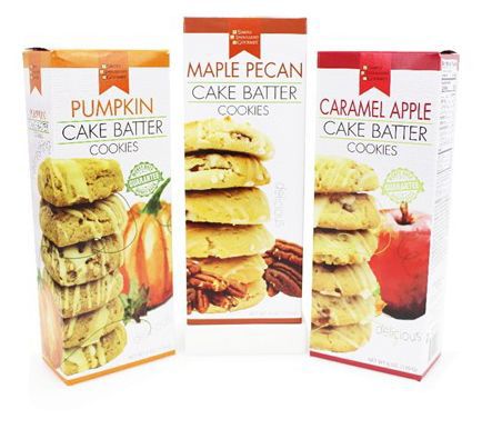 Too Good Gourmet Set of (3) Fall Cake Batter Co okies