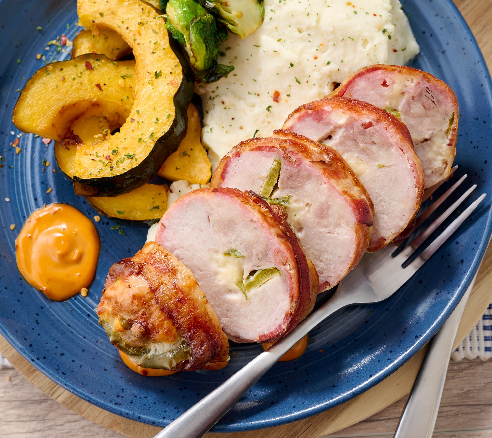 Family Farms (6) 14-oz Bacon Wrapped Stuffed Pork Auto-Delivery