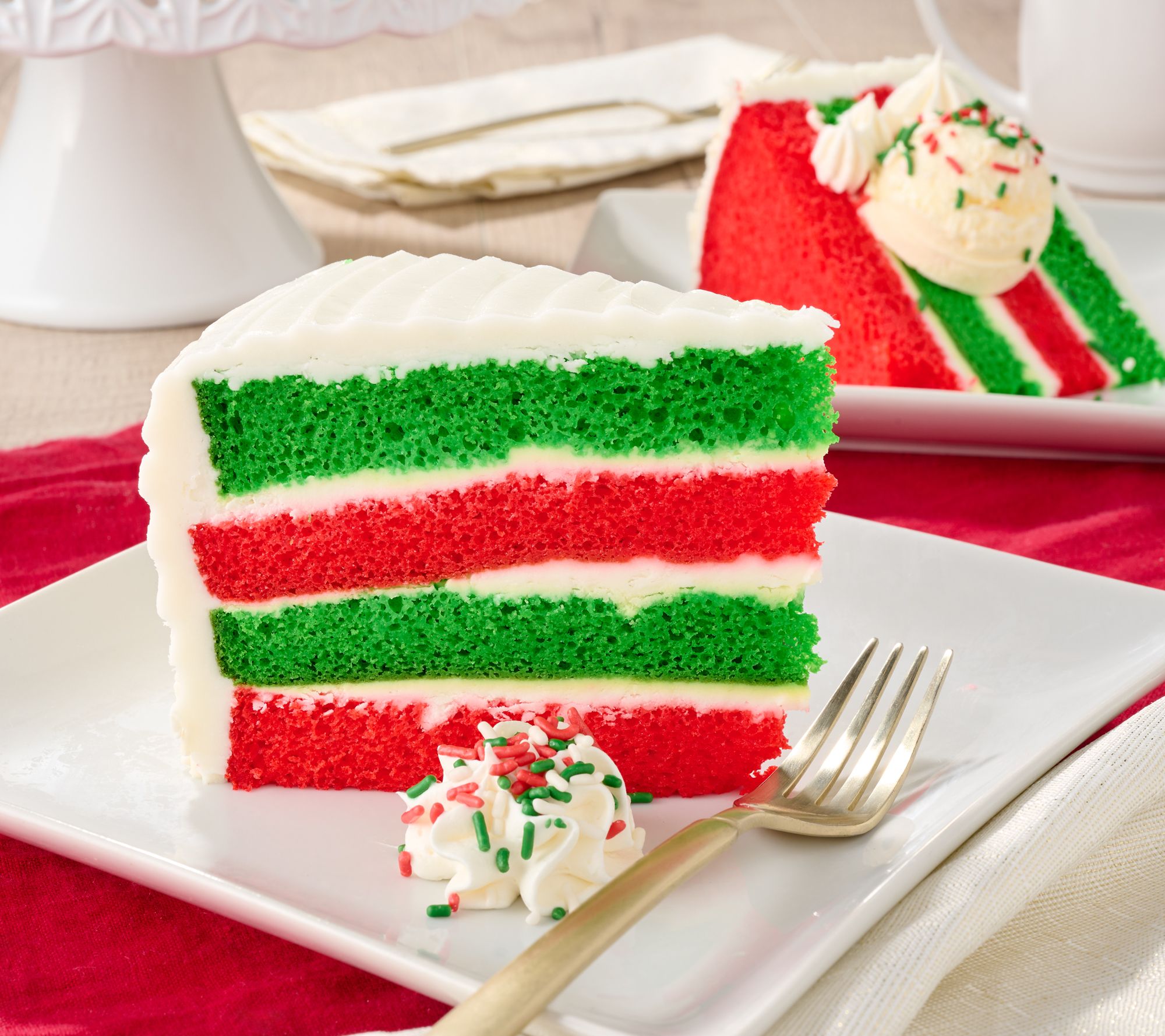 SH12/7 David's Cookies 10" Decadent Holiday Layer Cake