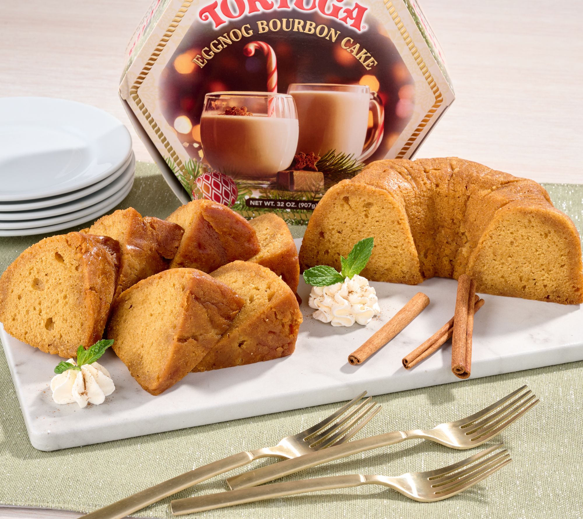 SH11/9 Tortuga 32oz Holiday's Best Rum & Spirit Cake