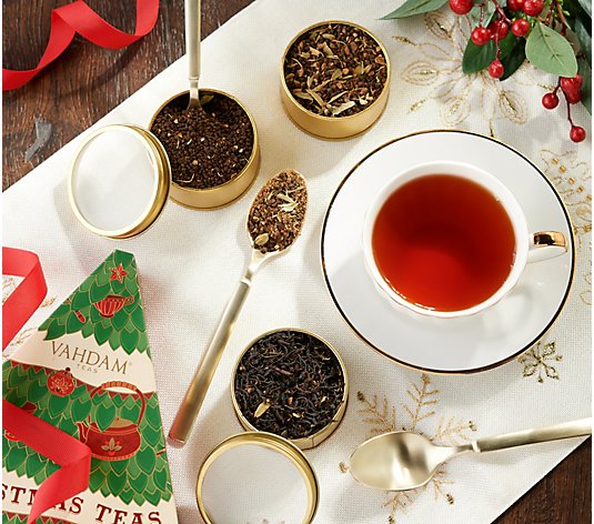 Vahdam Teas Christmas Tea Gift Set of 3 Tasteful Blends