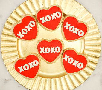 Creative Crispies 6-Pc Valentine's XOXO Conversation Hearts - M125502