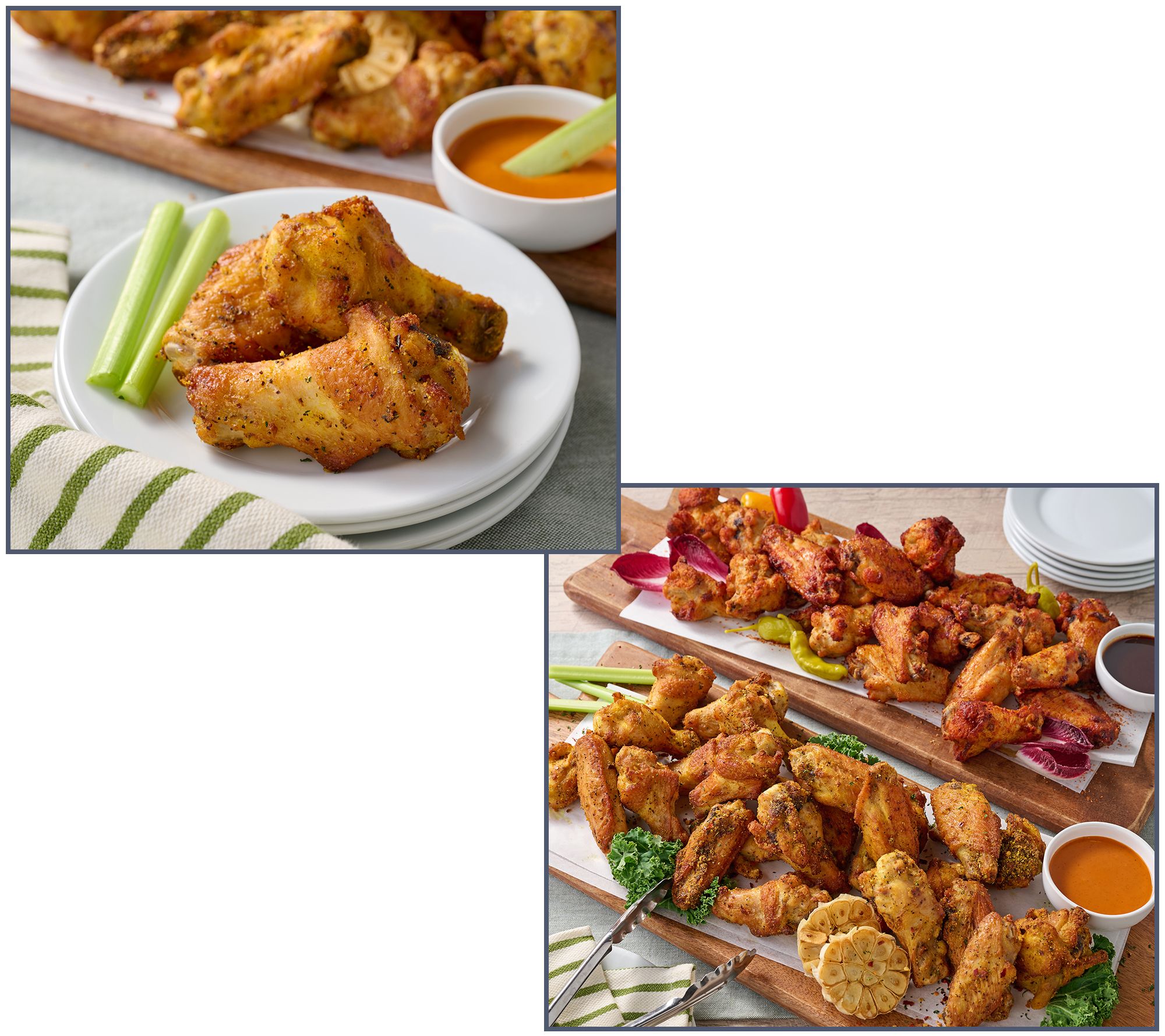 Corky's BBQ 4-lbs or 8-lbs Of Seasoned & Roasted Chicken Wings