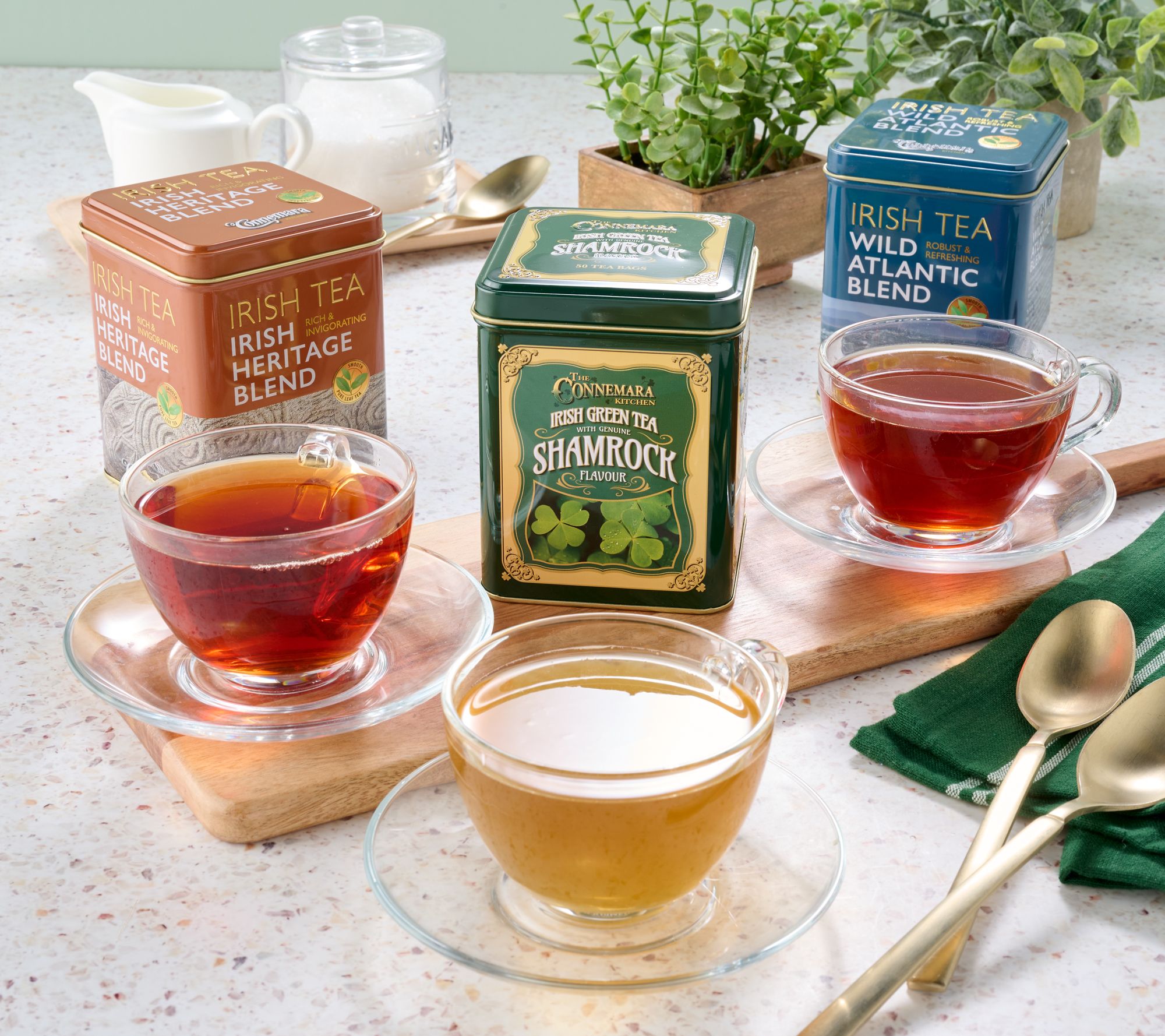 Connemara Kitchen (3) 50ct Set of Assorted Irish Teas