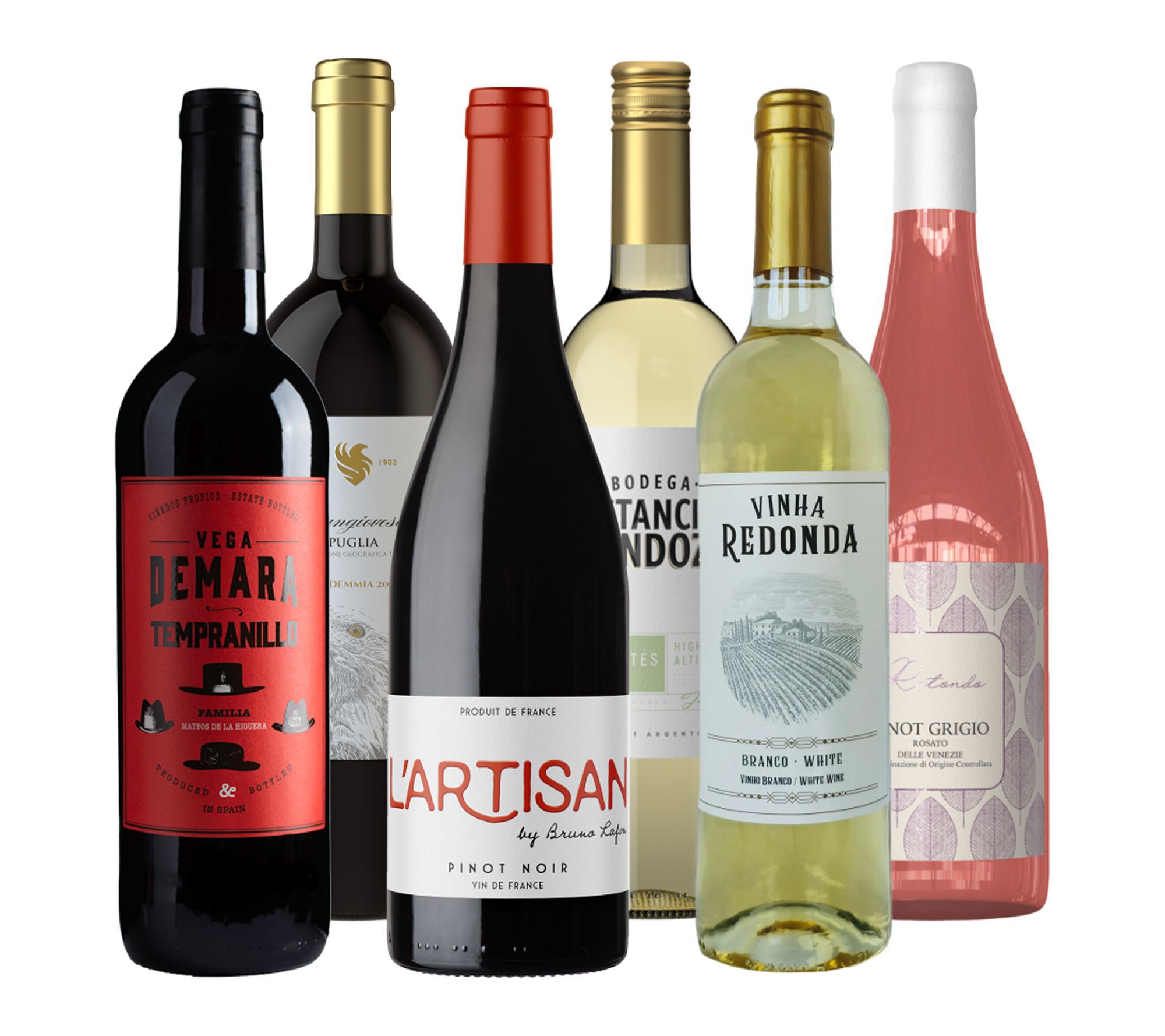 Hemisphere (6) 750ml Btl Happy Hour, Any Hour Wine Collection