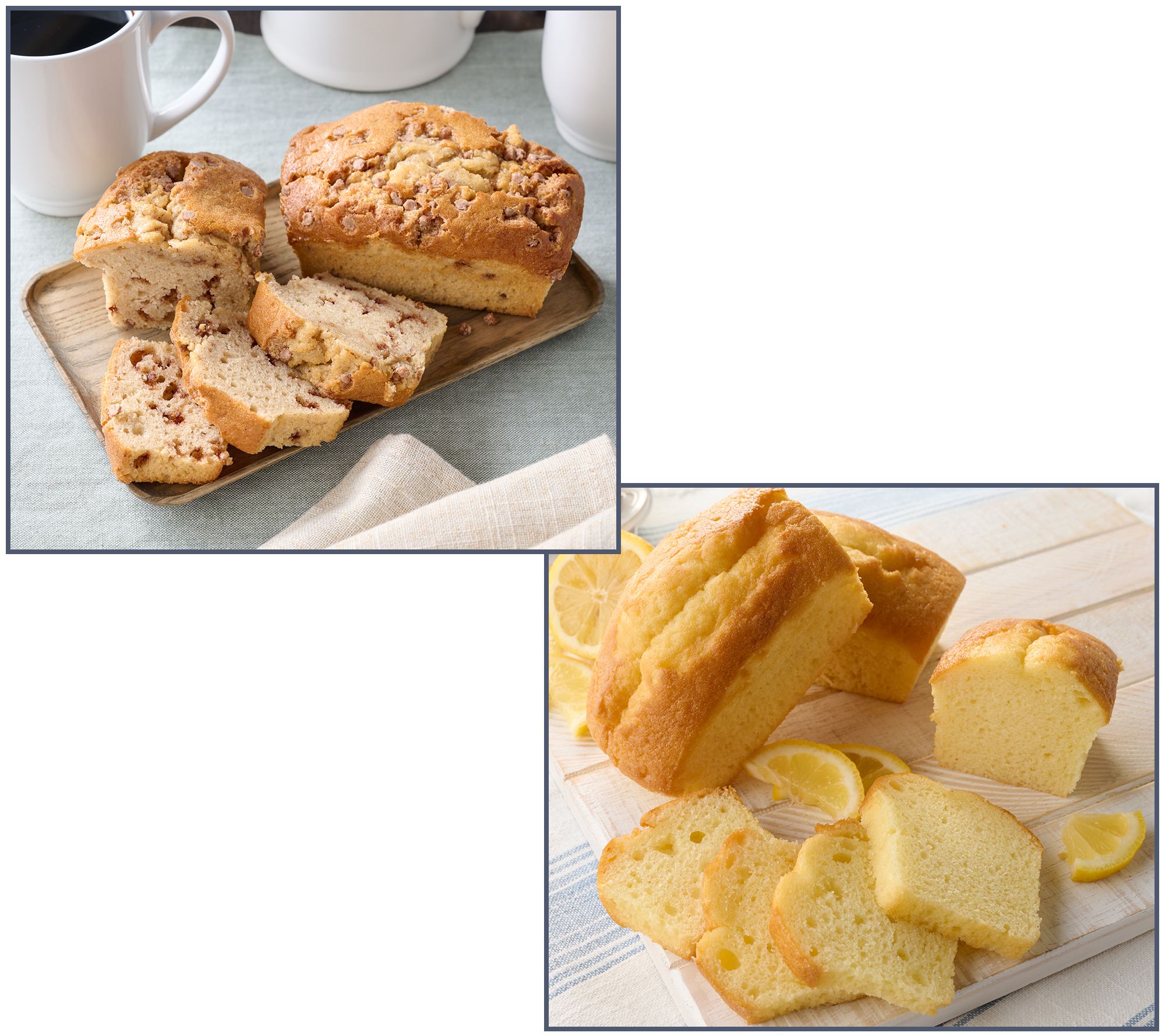 Jimmy the Baker (12) 7oz Cinnamon Chip or Lemon Loaf Cakes