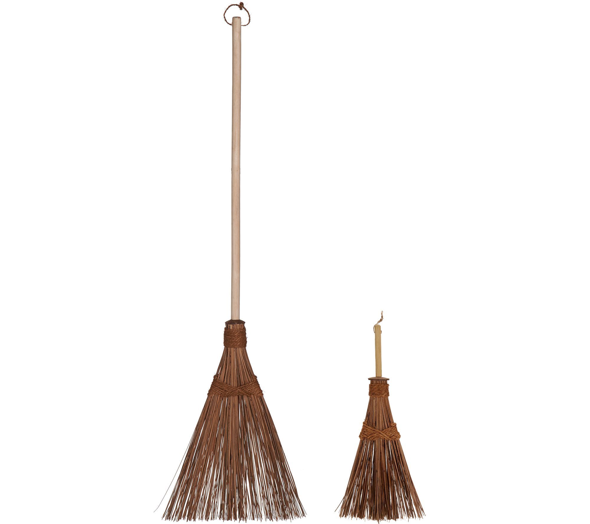 Ultimate Innovations Indoor/Outdoor Coconut Broom & Whisk Set - QVC.com