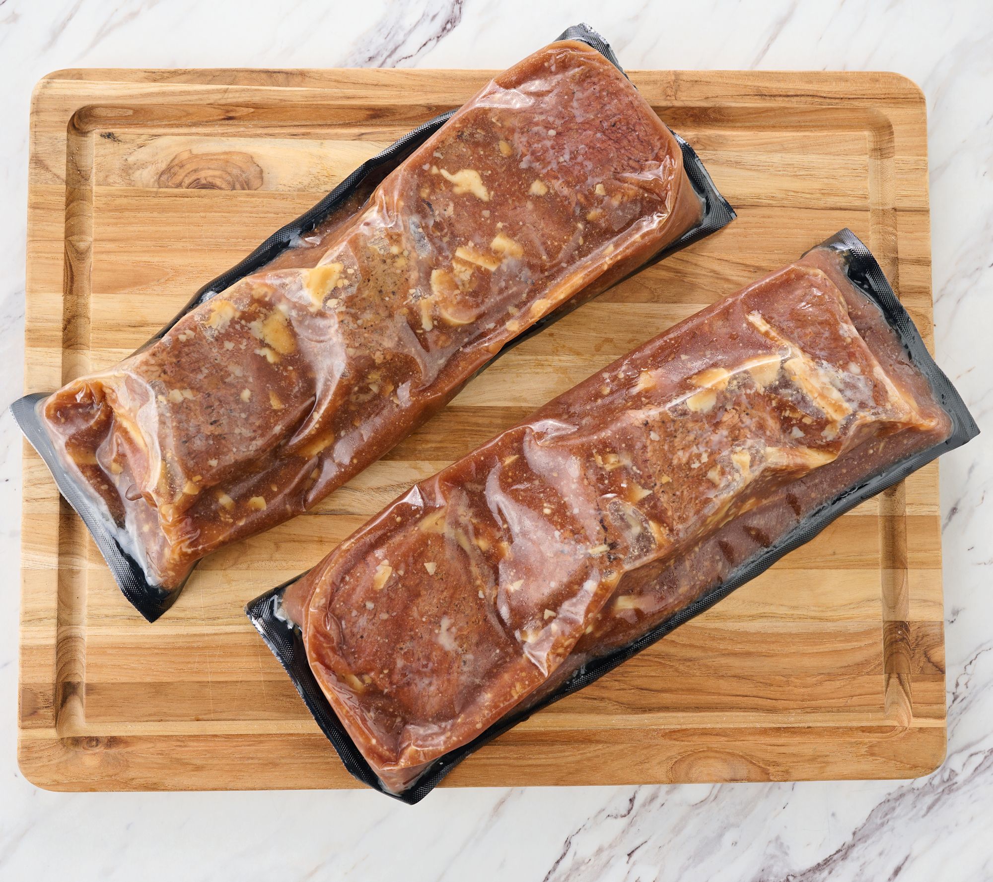 Chef Wonderful (4) or (8) 8 oz. Boneless Short Ribs in Demi Sauce - QVC.com